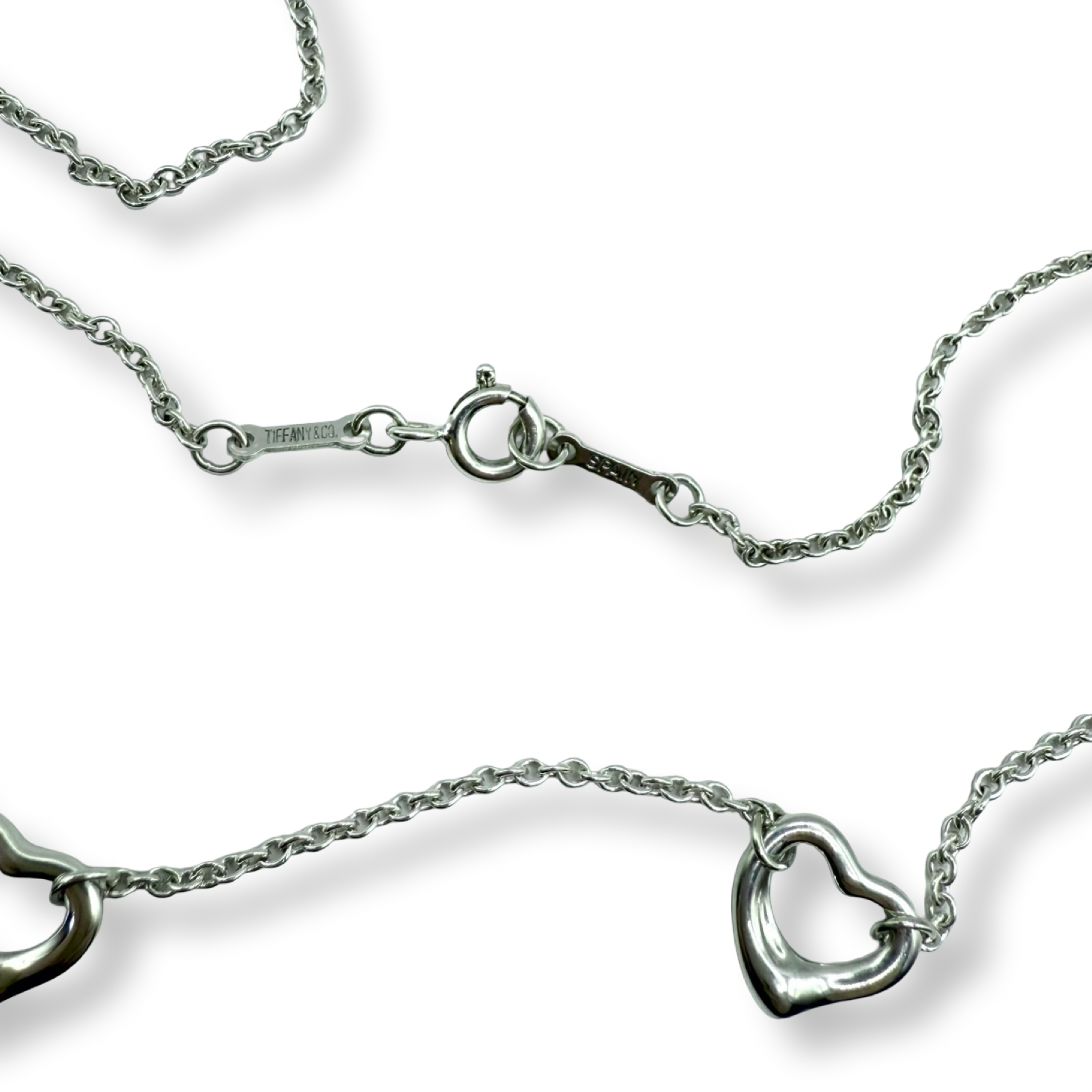 Tiffany & Co. Triple Open Heart Necklace
