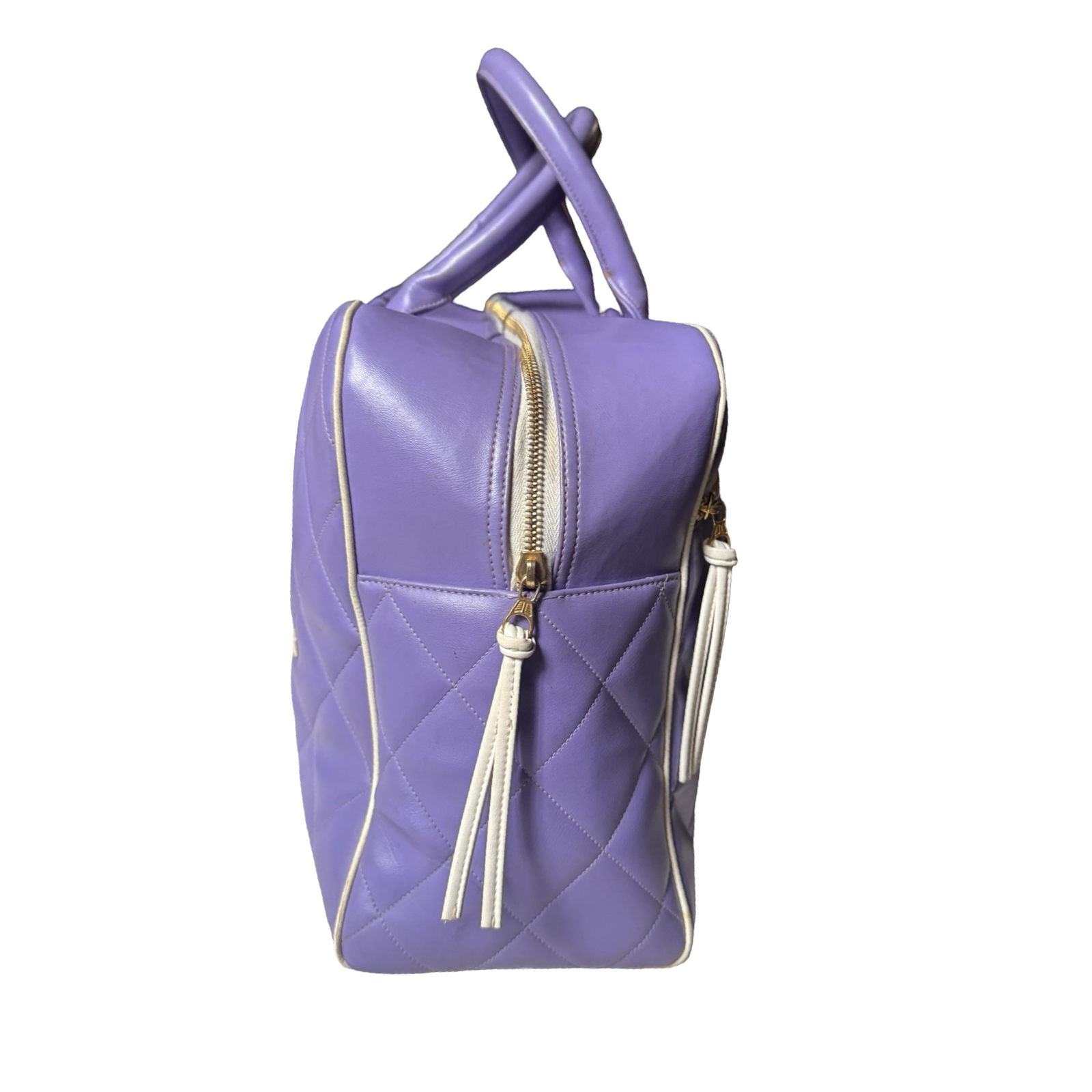 Chanel Vintage Matelassé Collector's Bowling Duffle