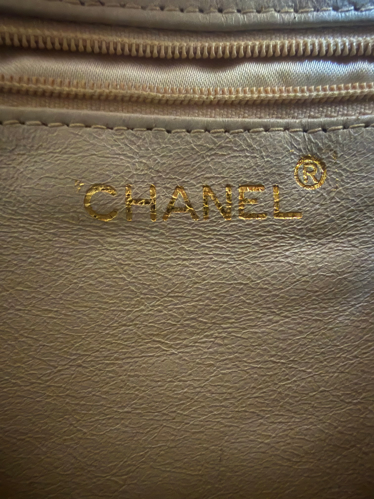 Chanel Vintage Lizard Tassel Camera Bag