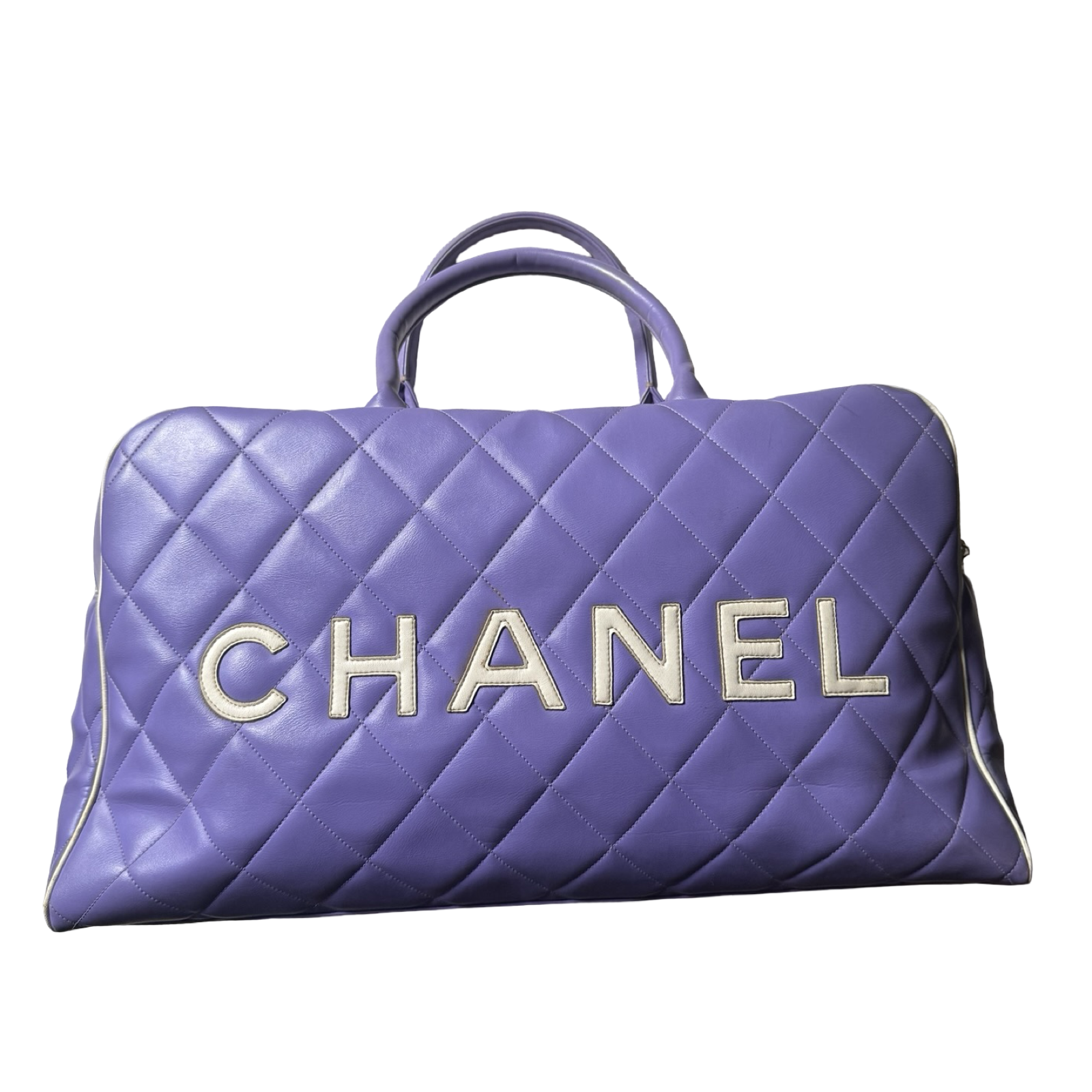 Chanel Vintage Matelassé Collector's Bowling Duffle