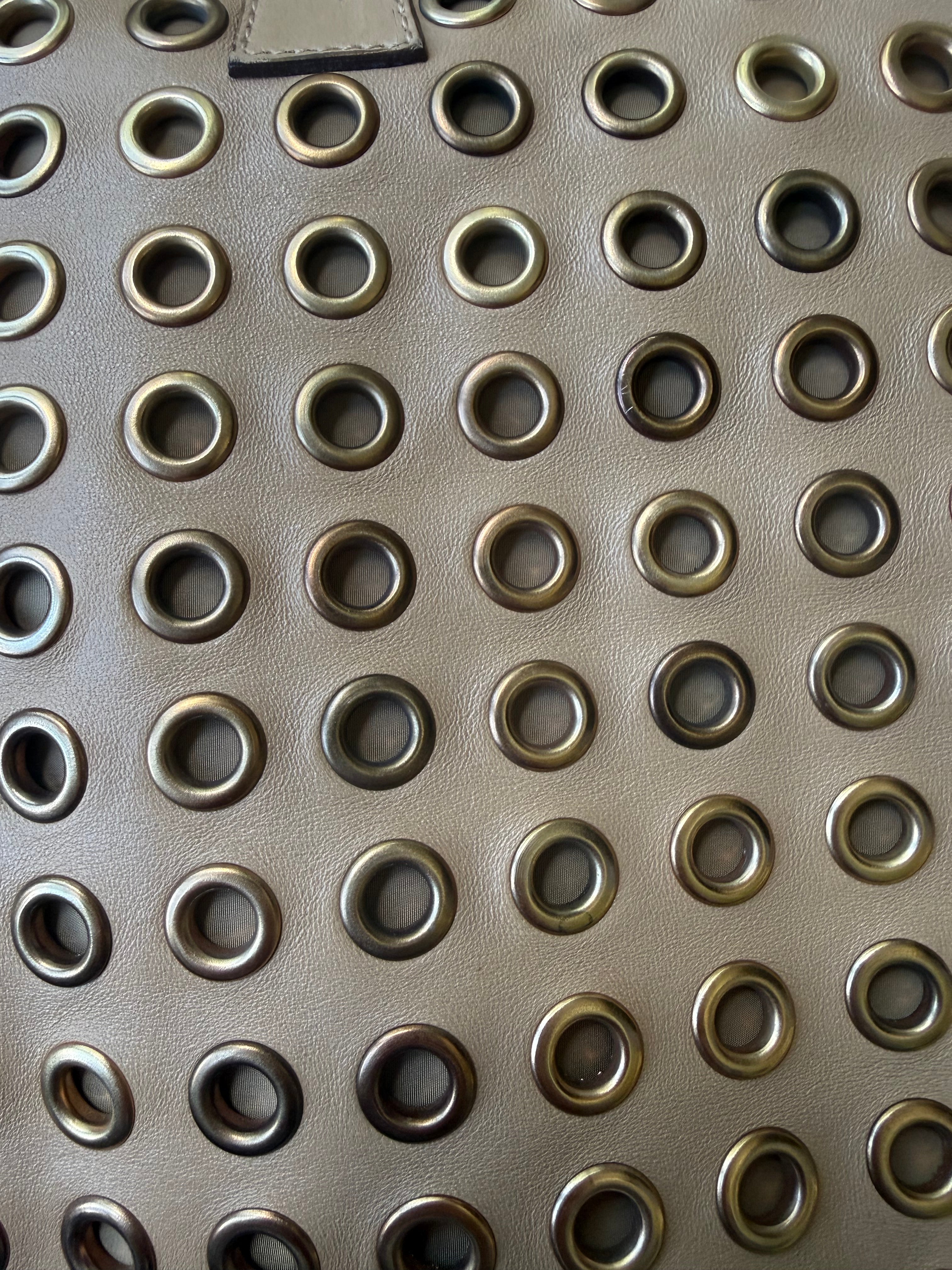 Prada Vintage Rivet Miele Bag