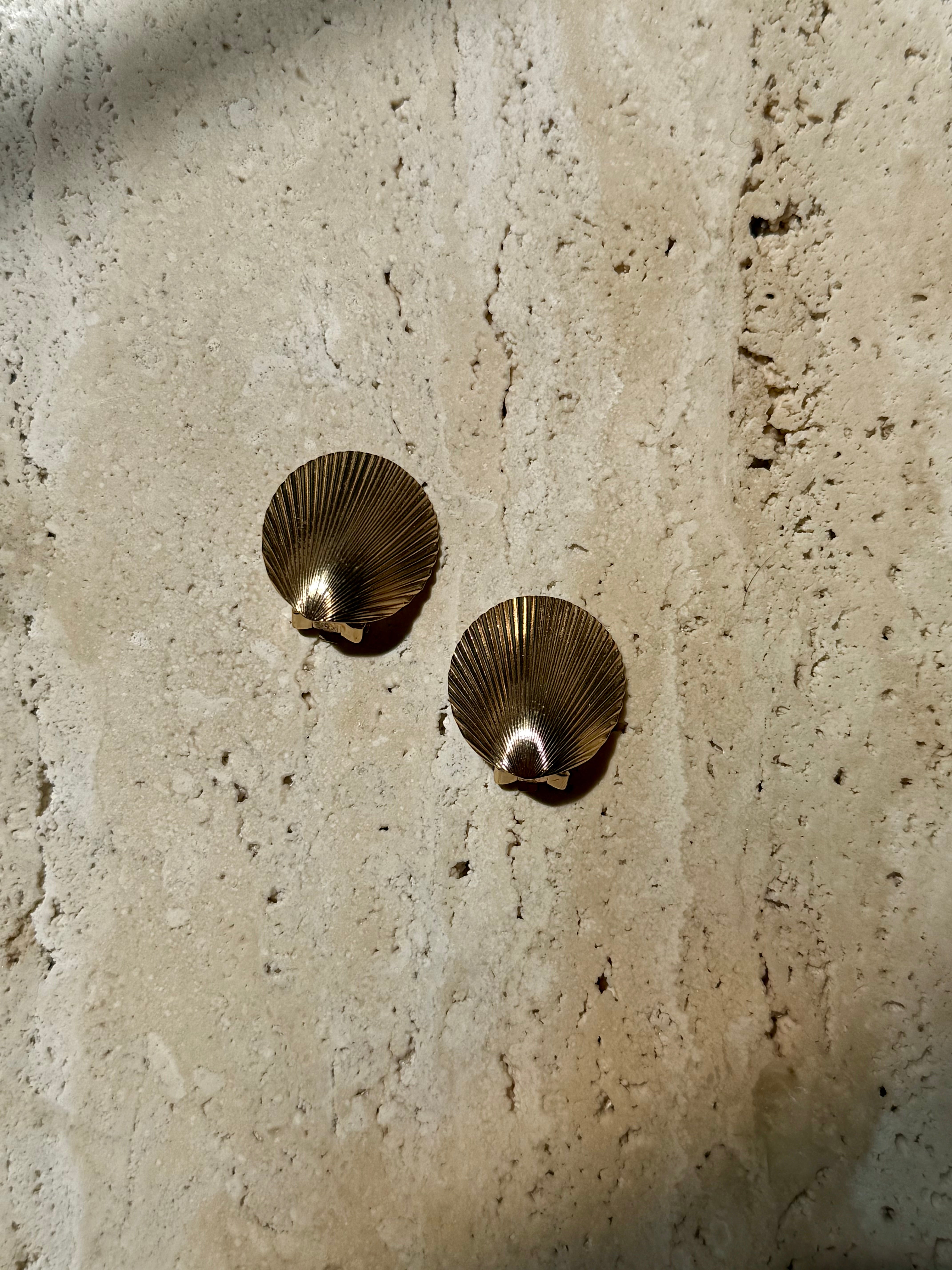 Dior Vintage Seashell Earrings
