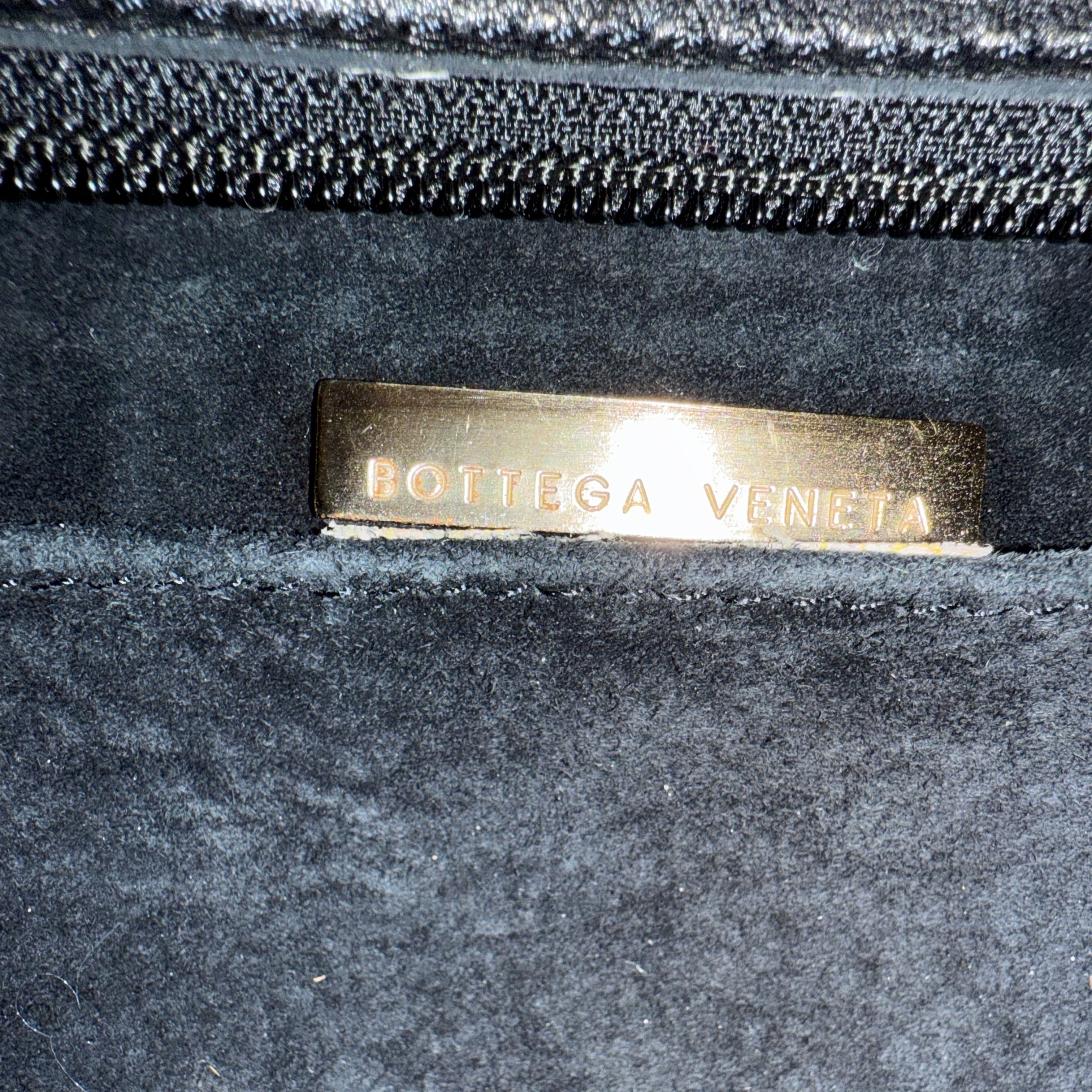 Bottega Veneta authentic vintage Black Leather Shoulder Bag