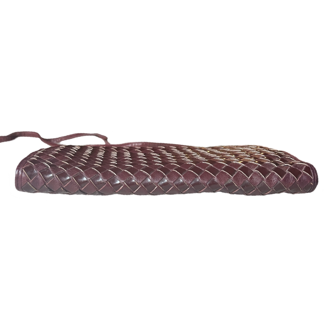 Bottega veneta burgundy shoulder Bag convertible retro
