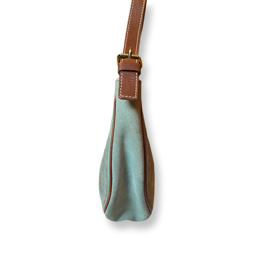 old Celine suede shoulder bag authentic