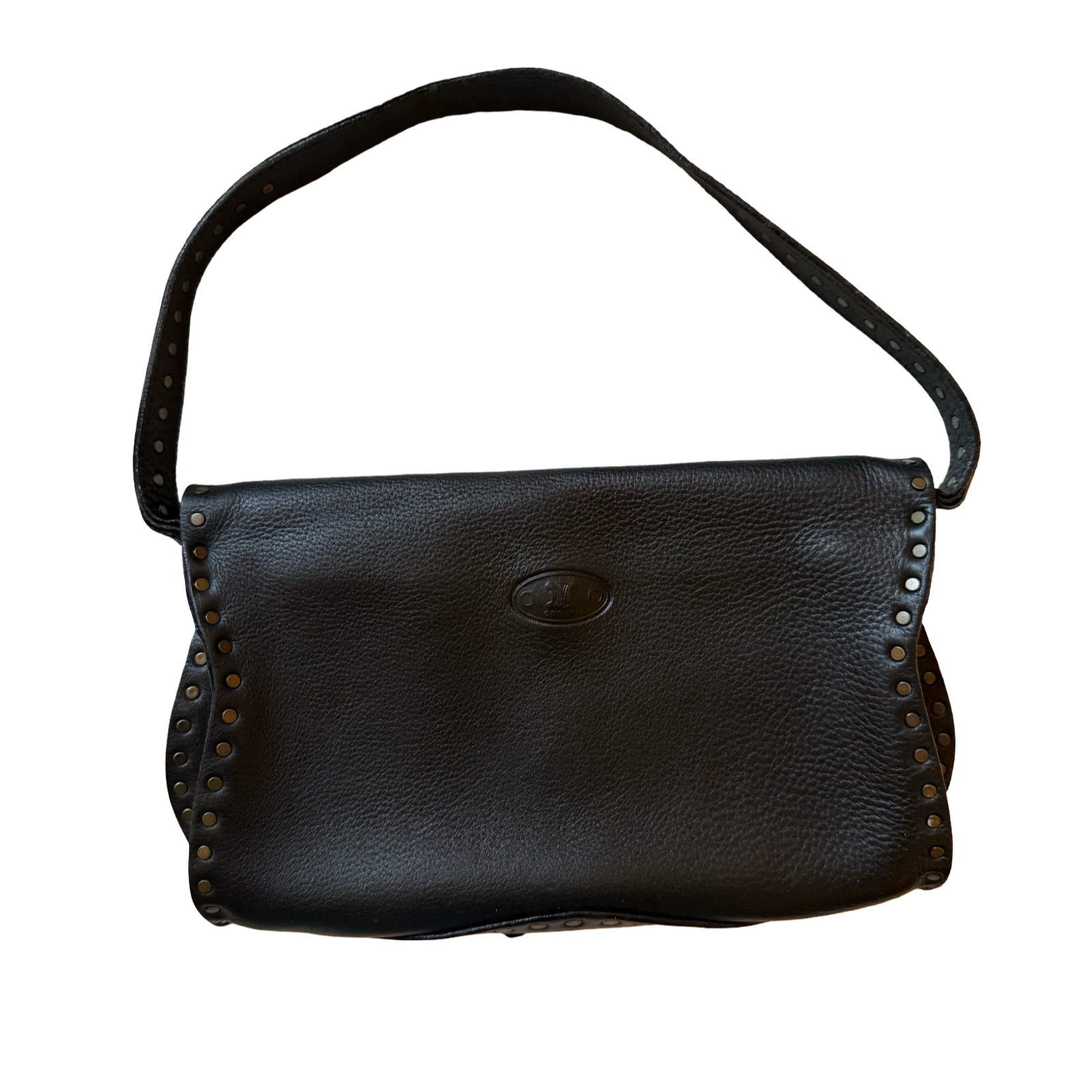 Celine Vintage Leather Poulbot Shoulder
