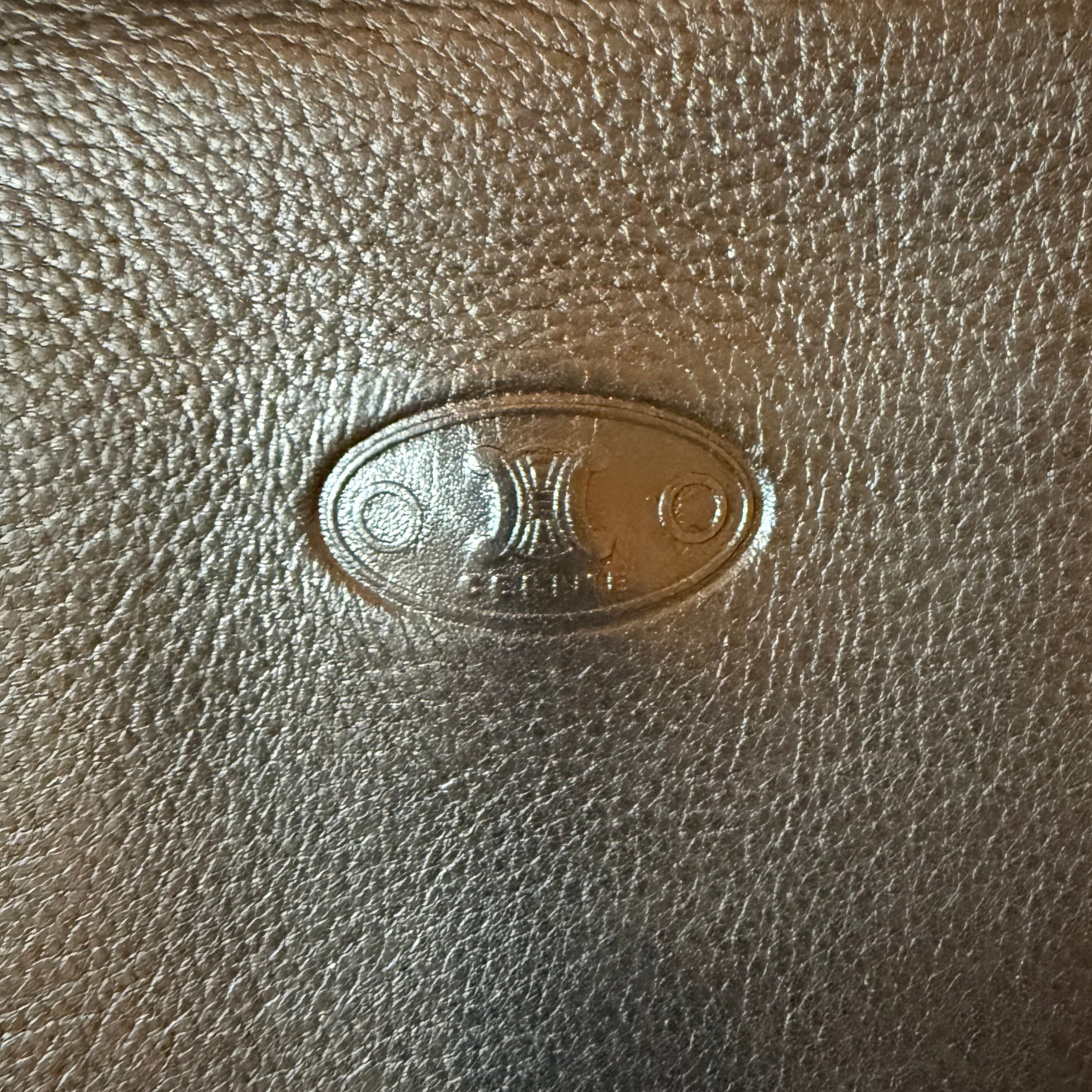 Celine Vintage Leather Poulbot Shoulder