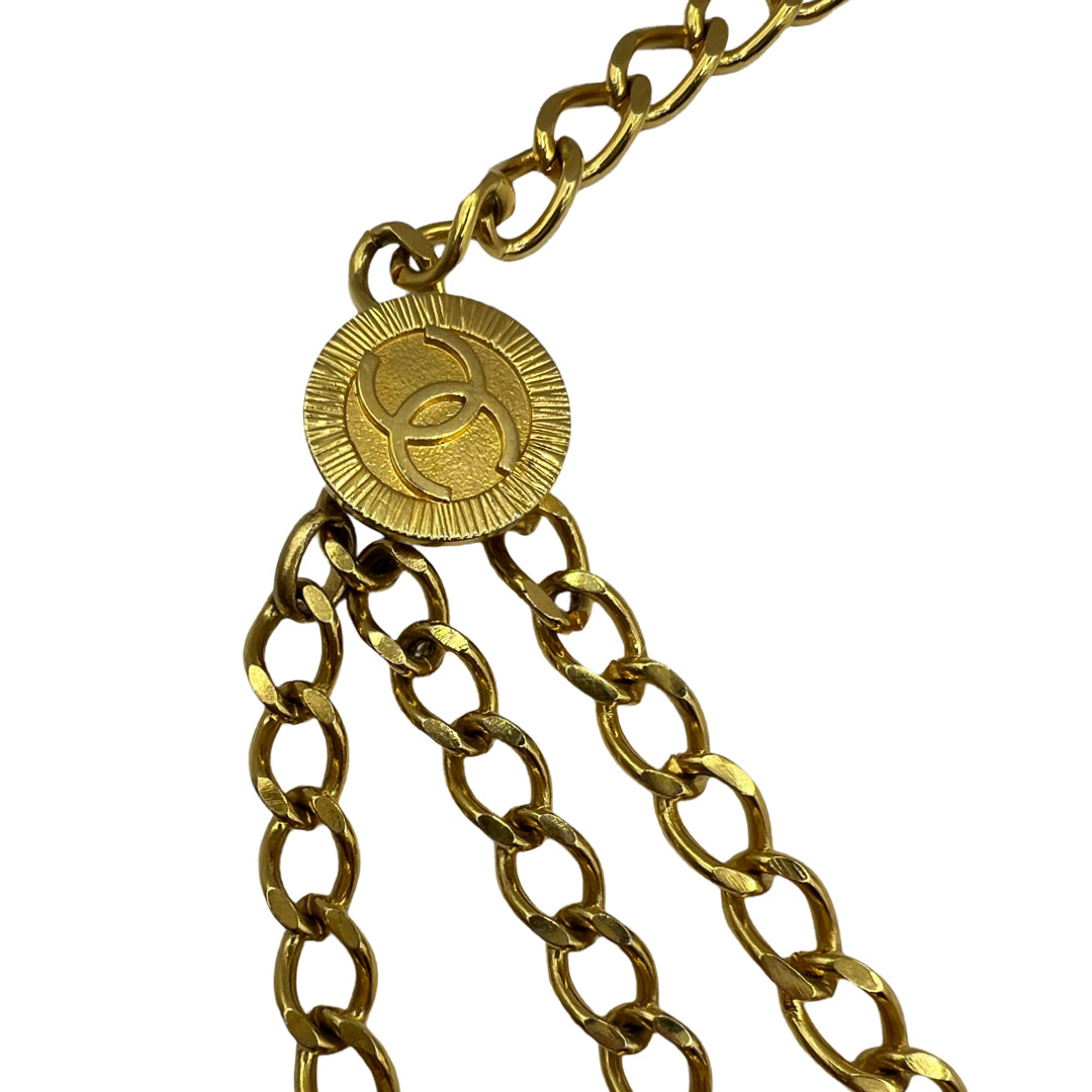 Chanel Gold Belt Curb Chain vintage
