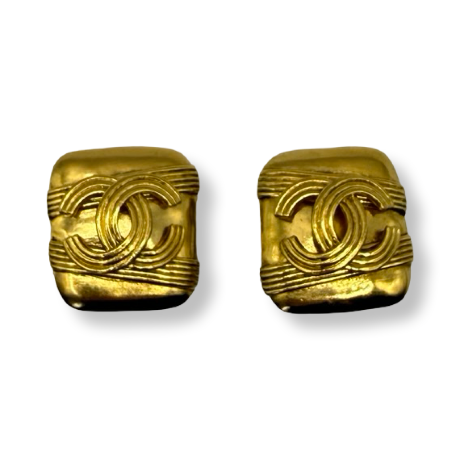 Chanel Vintage '90s CC Earrings