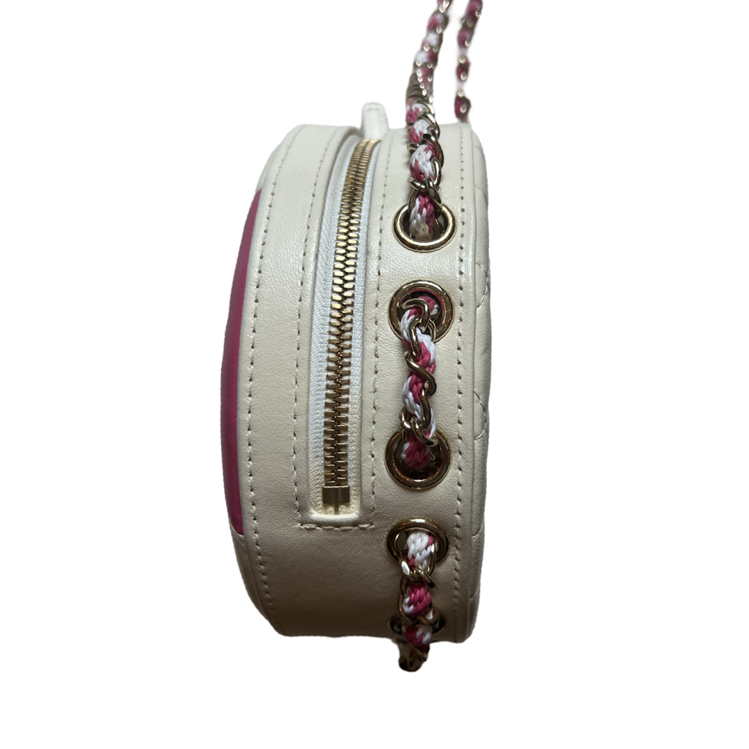 Chanel Coco Lifesave Cruise Life Saver bag Hot Pink White 2019 collection