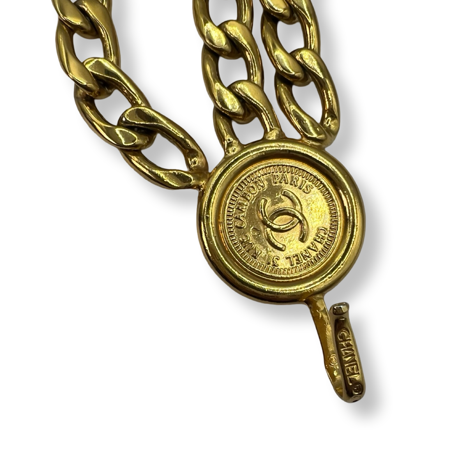 Chanel Authentic vintage gold chain belt from the 90s 24k plated gold