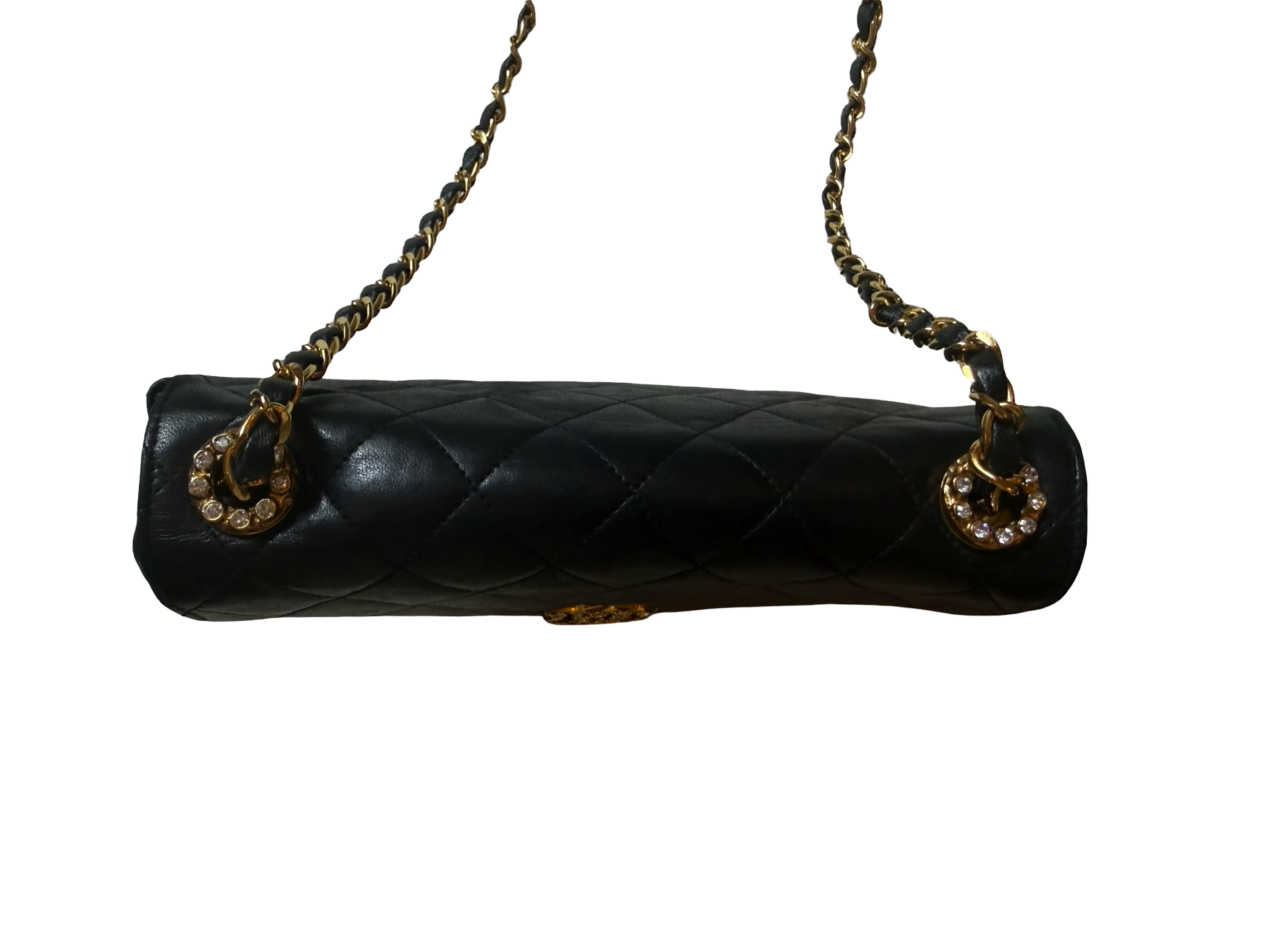 Chanel Vintage Crystal Embellished Classic Flap