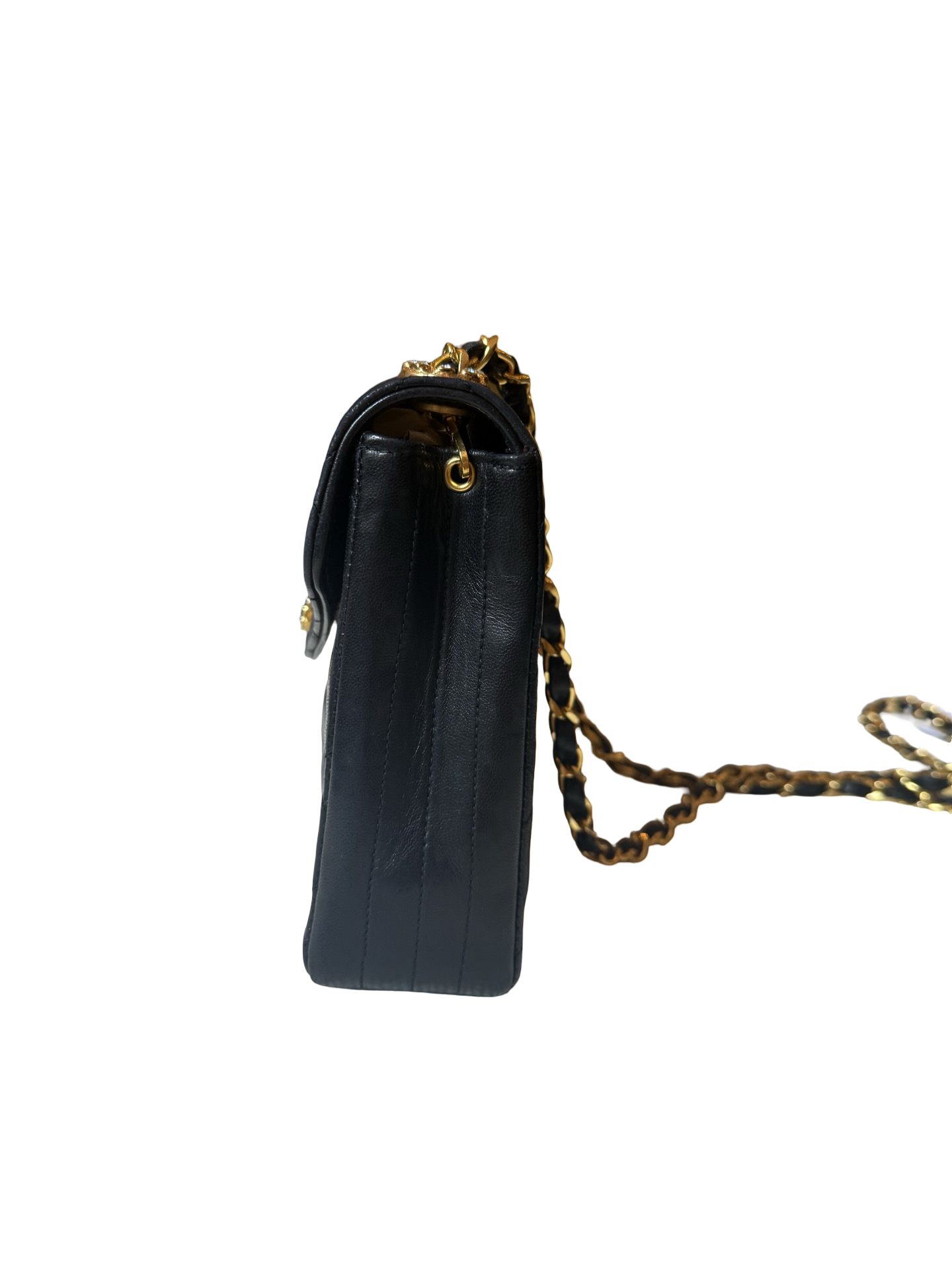 Chanel Vintage Crystal Embellished Classic Flap