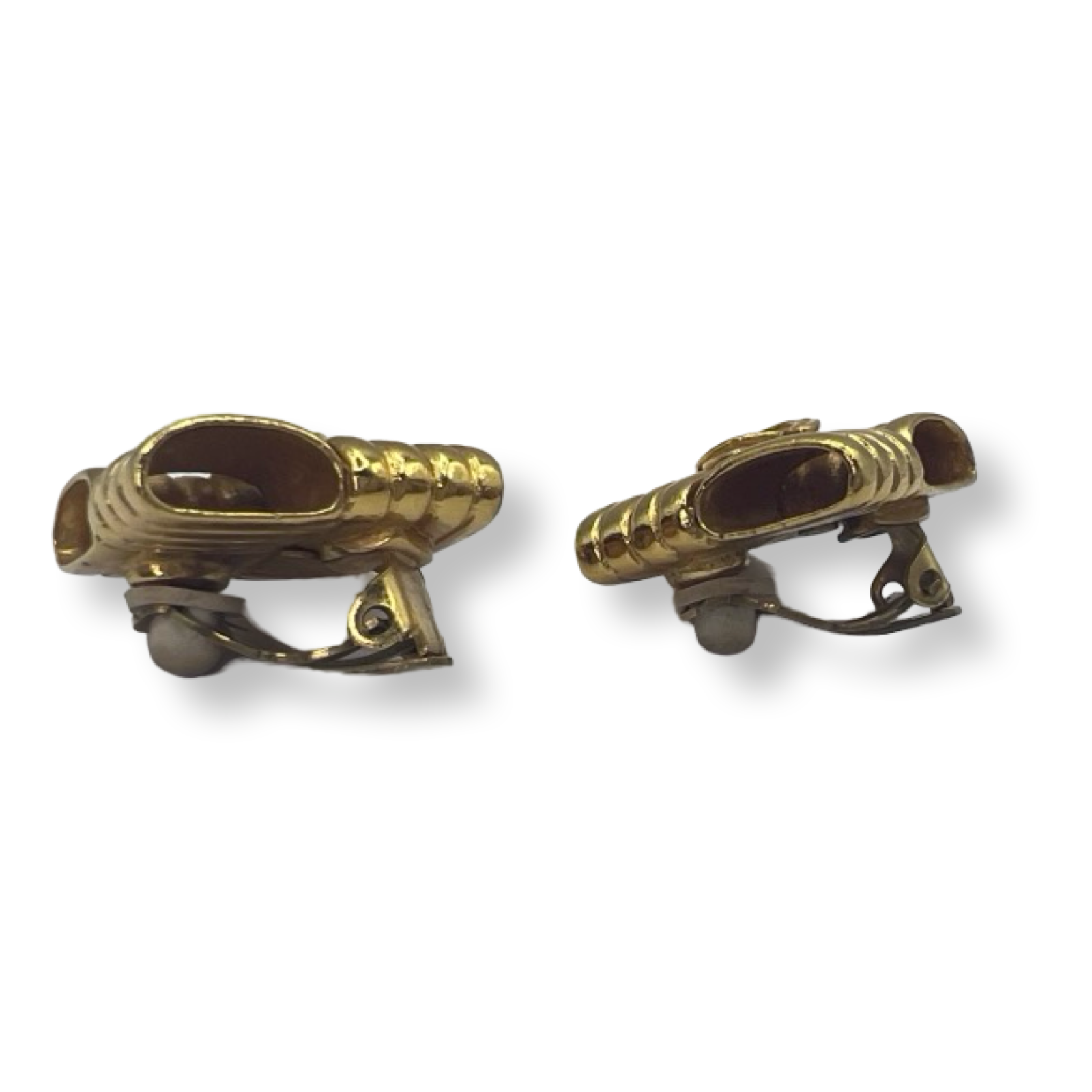 chanel vintage 90s authentic gold earrings