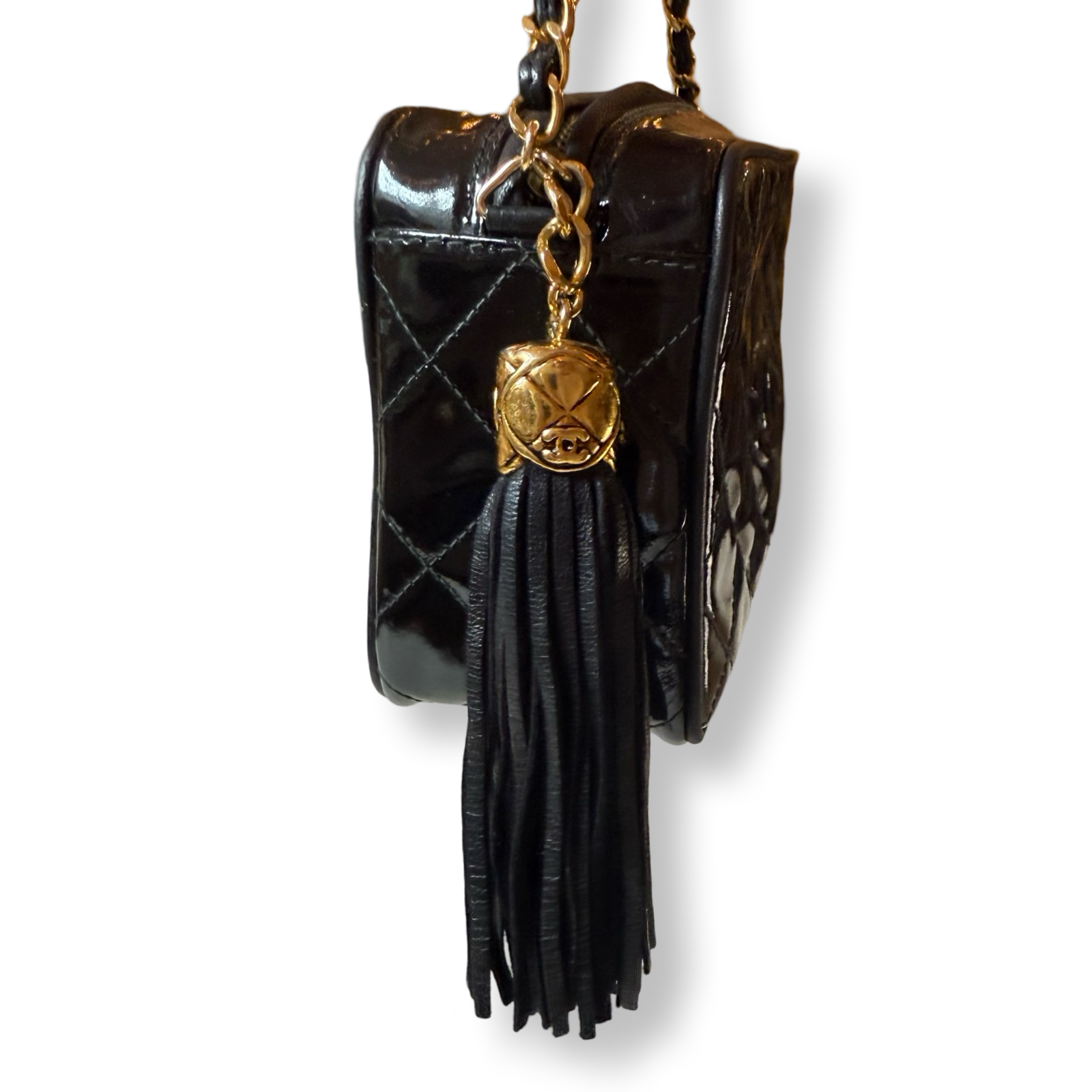 Chanel_Vintage_Camera_Bag_Patent Leather Black