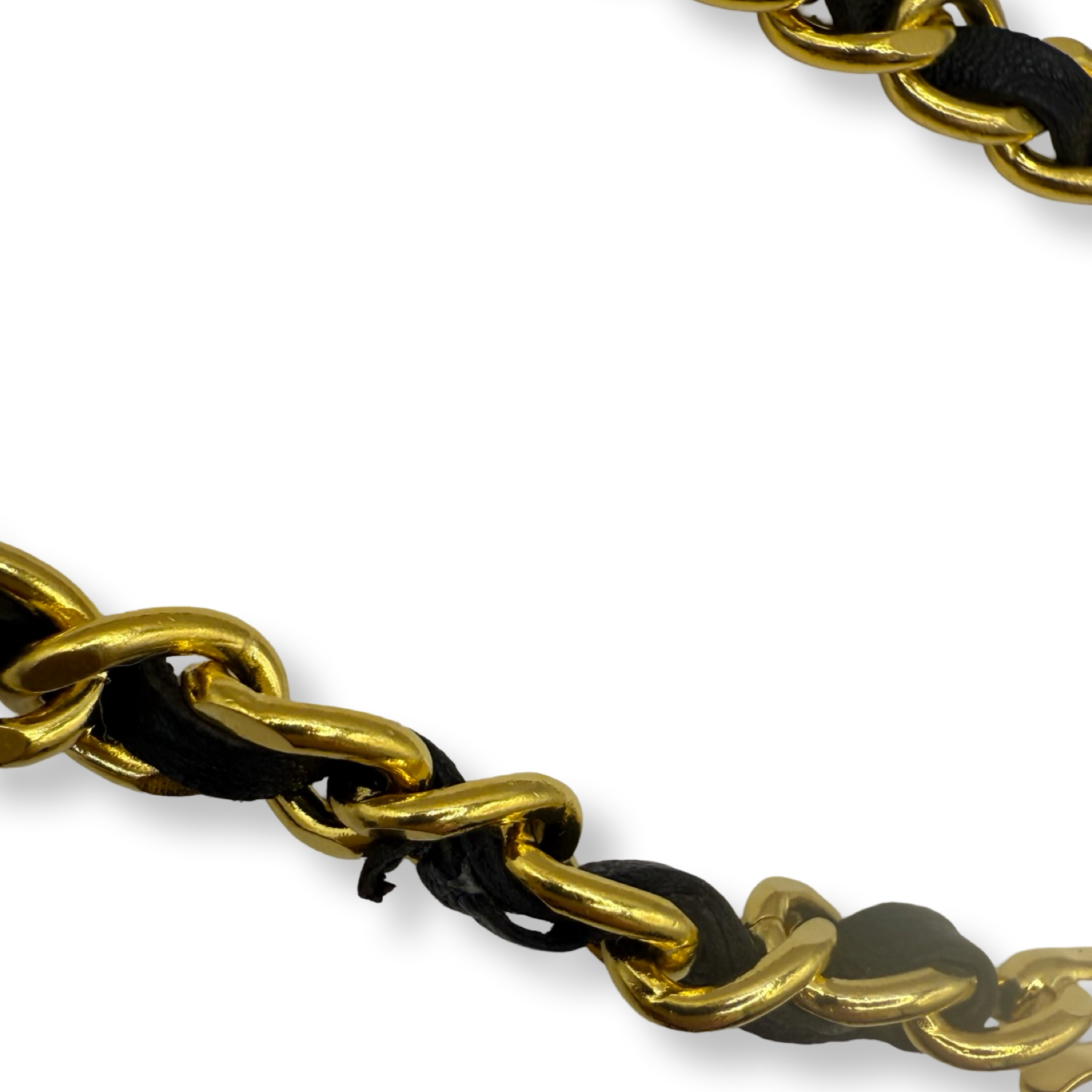 CHanel authentic 80s chainbelt black