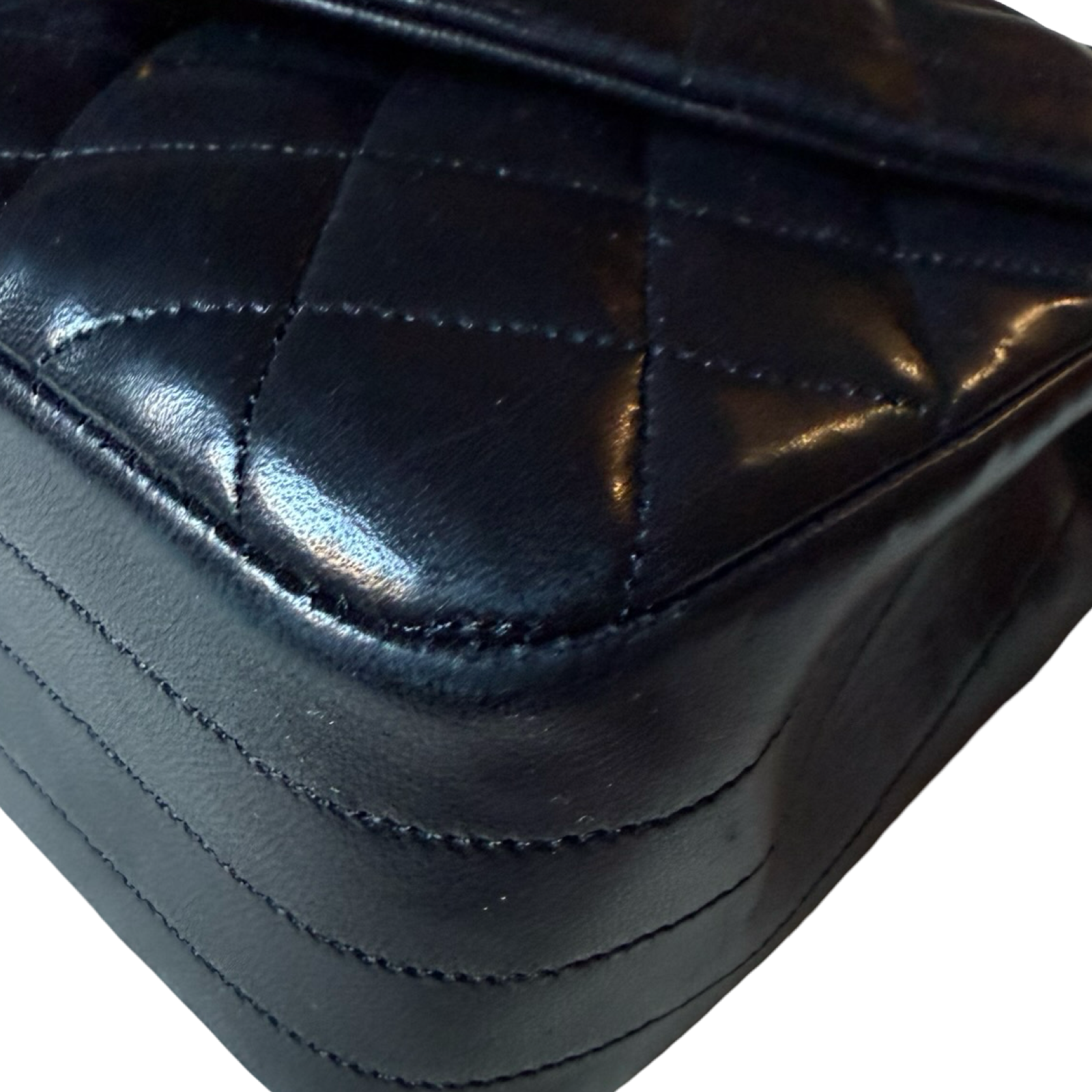 Chanel Vintage Half Moon Classic Flap