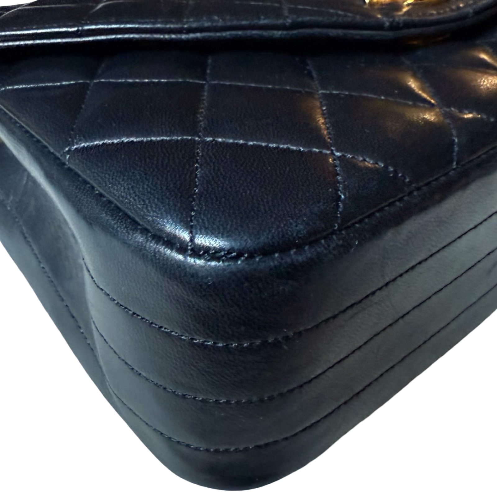 Chanel Vintage Half Moon Classic Flap