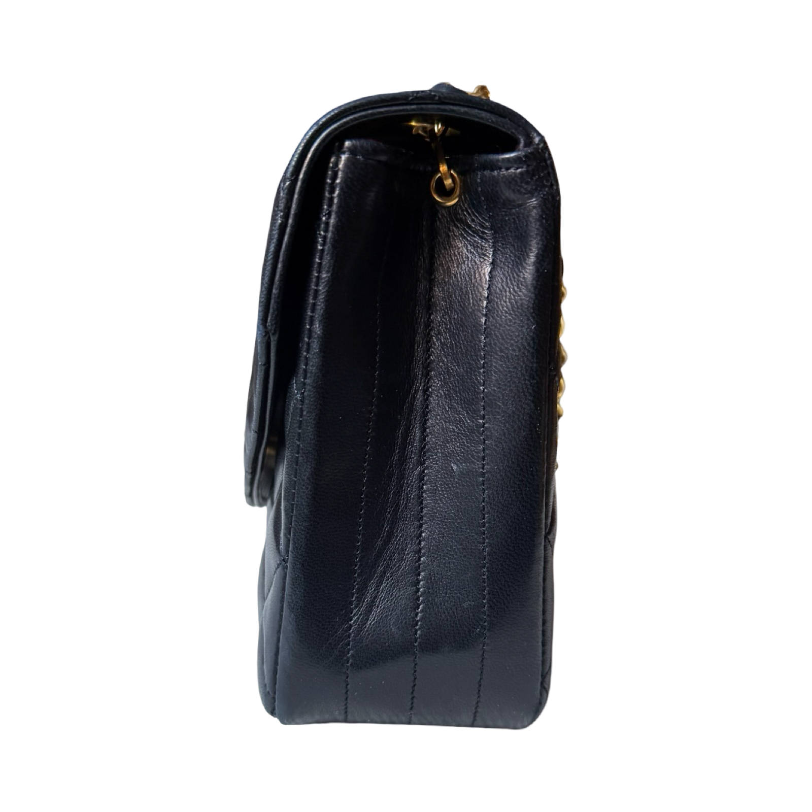 Chanel Vintage Half Moon Classic Flap