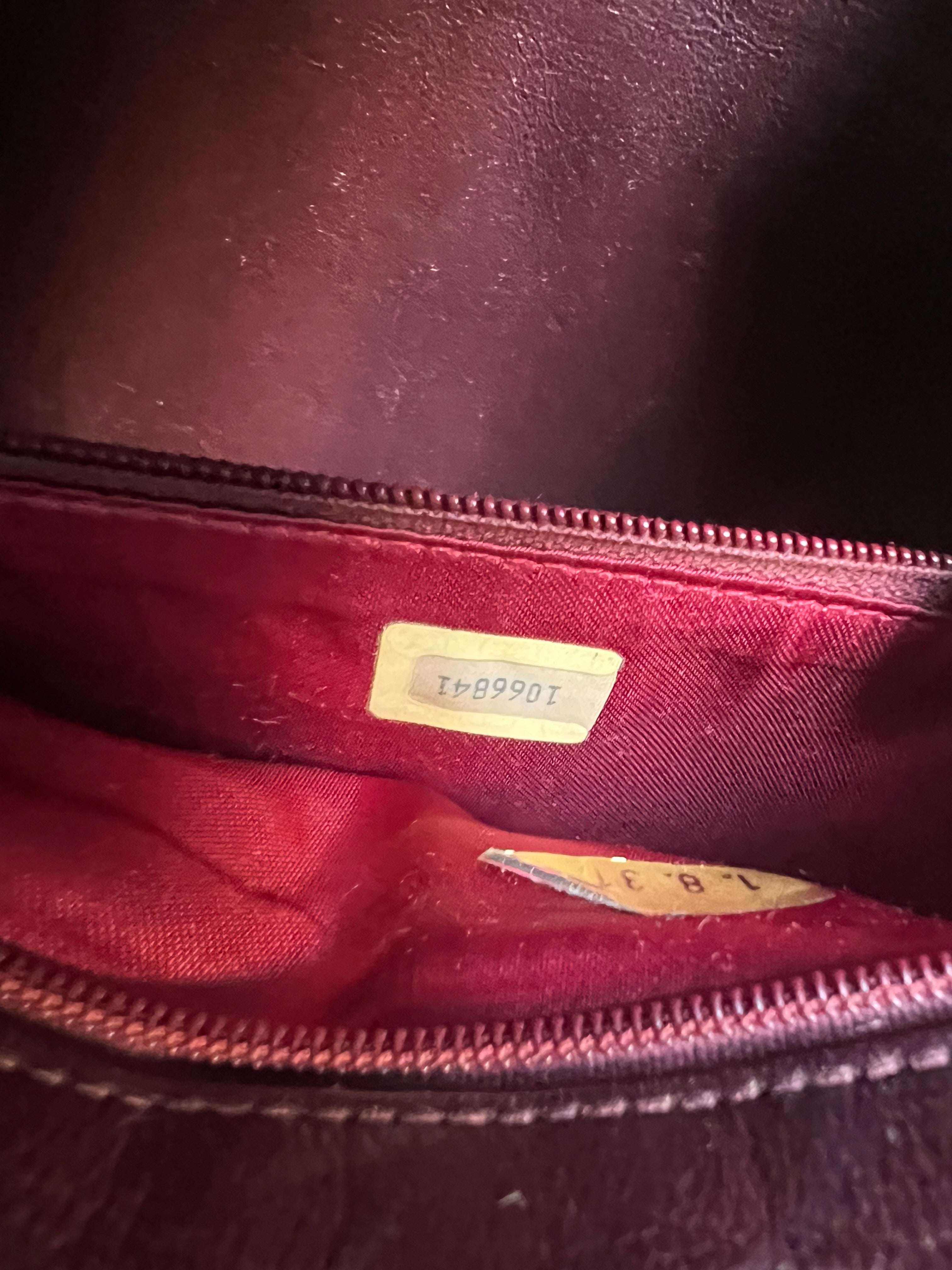 chanel vintage 1989 1991 shoulder bag red