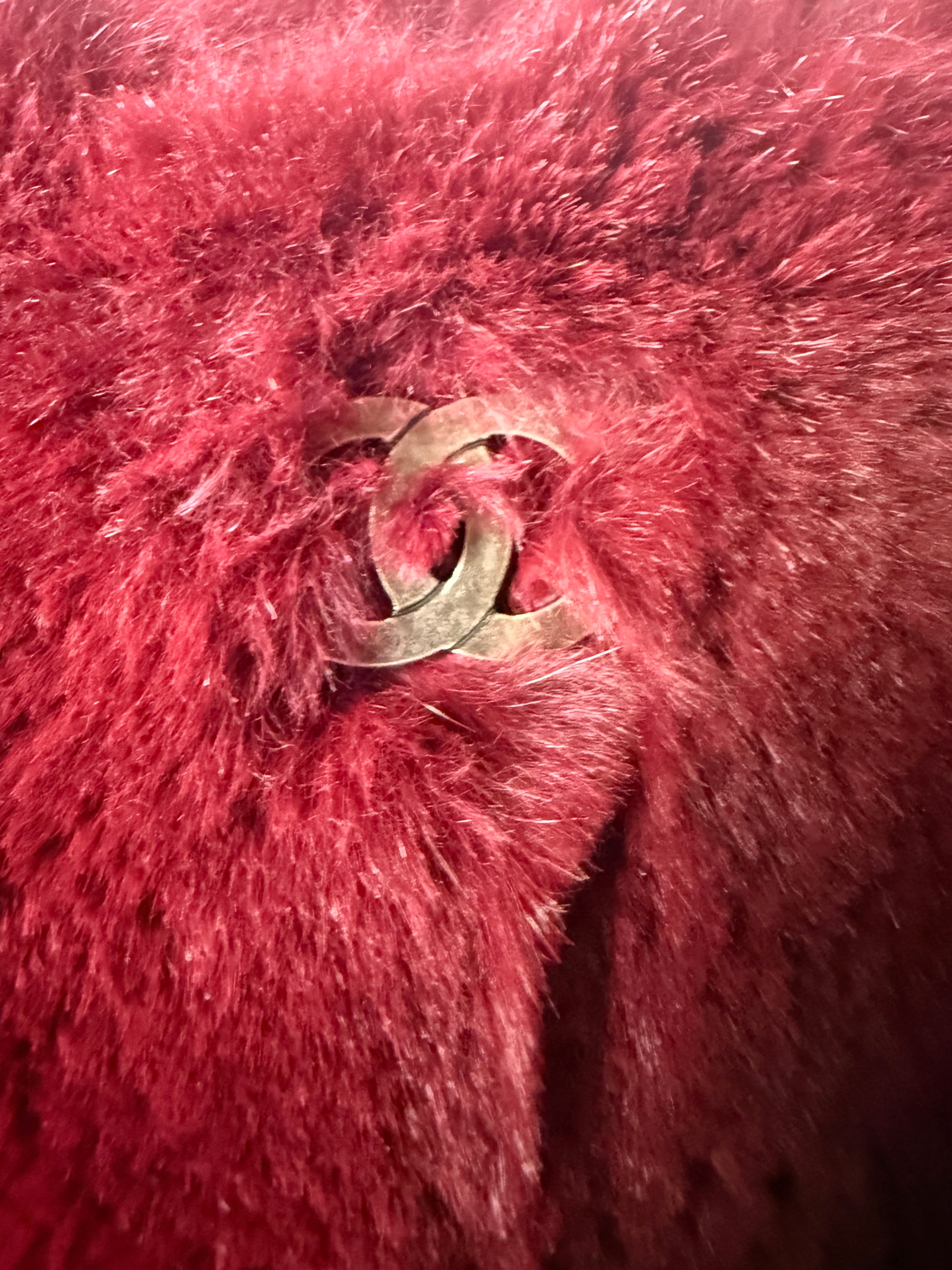 Chanel Vintage Rabbit Fur Tote