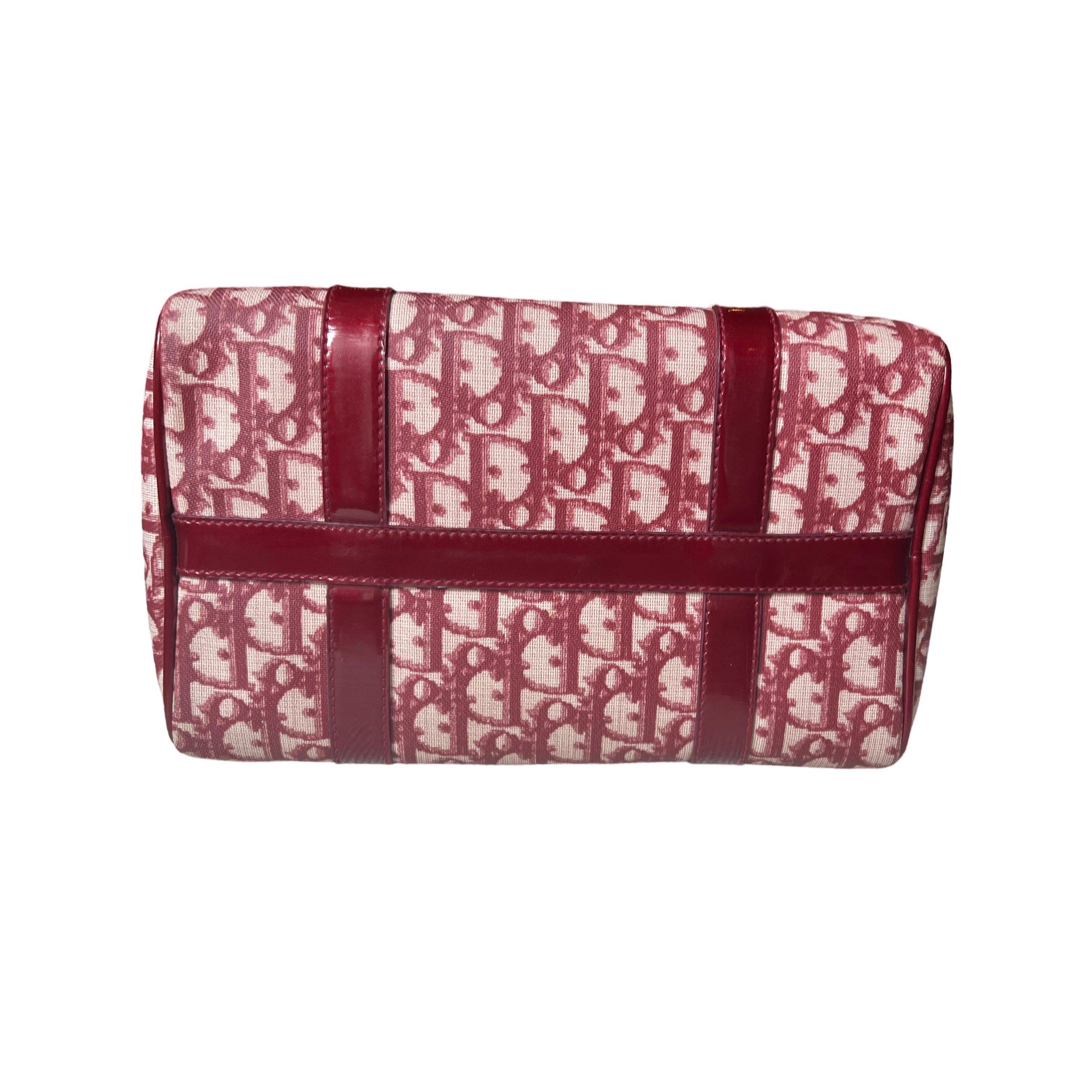 Dior Red Trotter Boston Bag vintage
