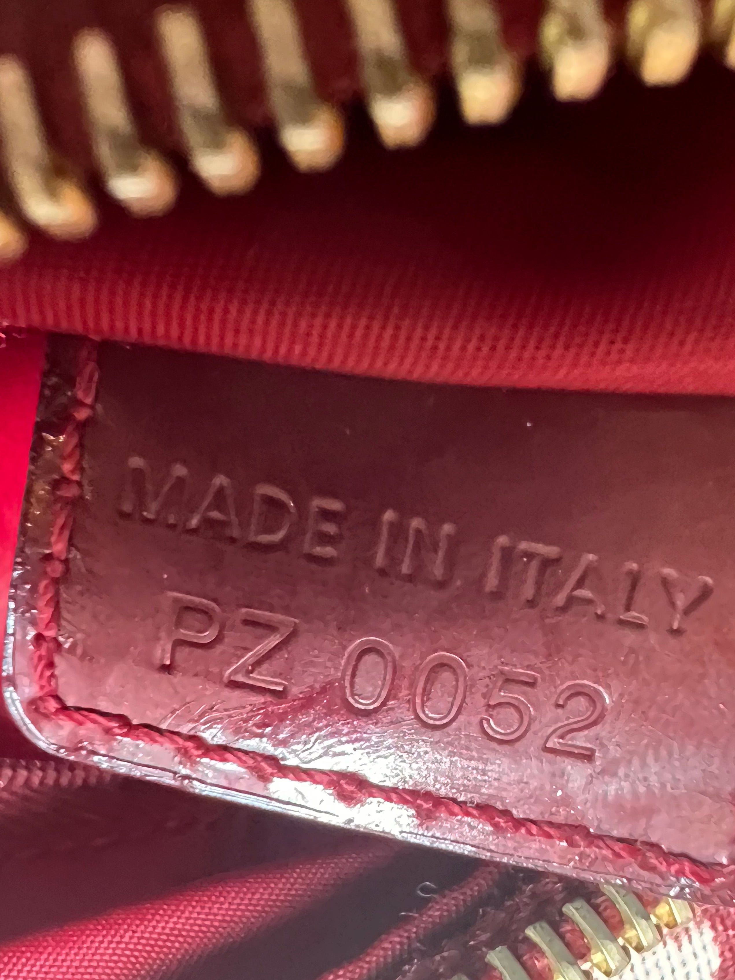 Dior Boston Bag vintage red