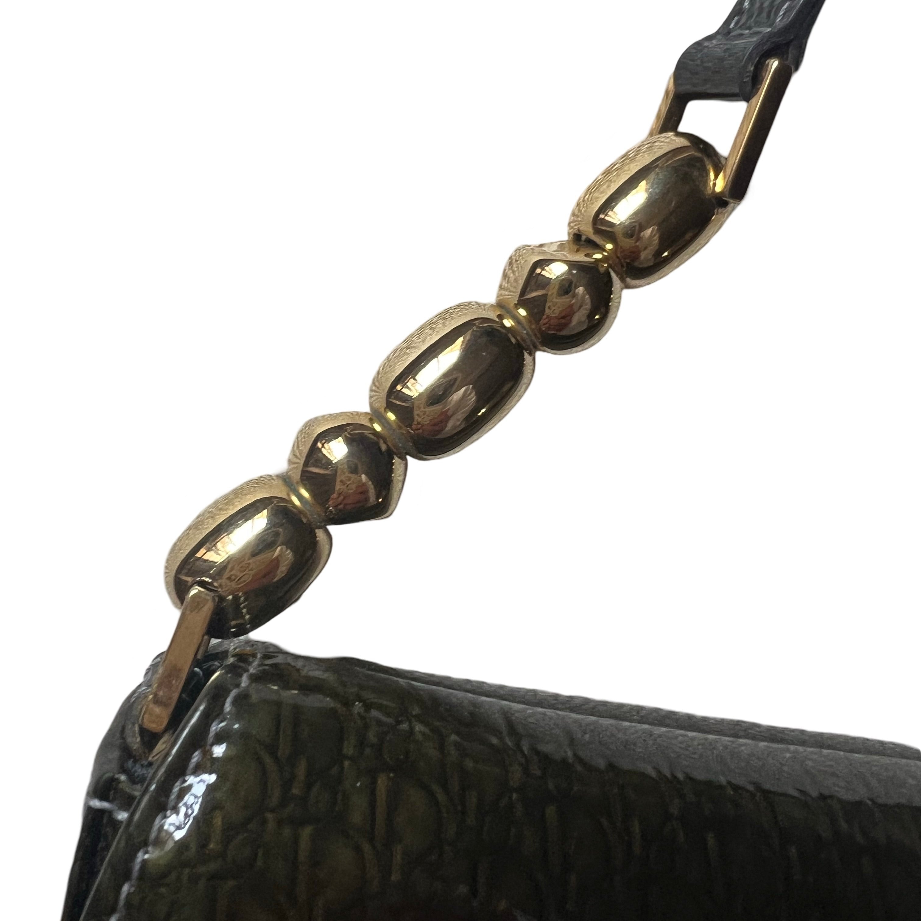 Christian Dior Malice pearl shoulder Bag green y2k