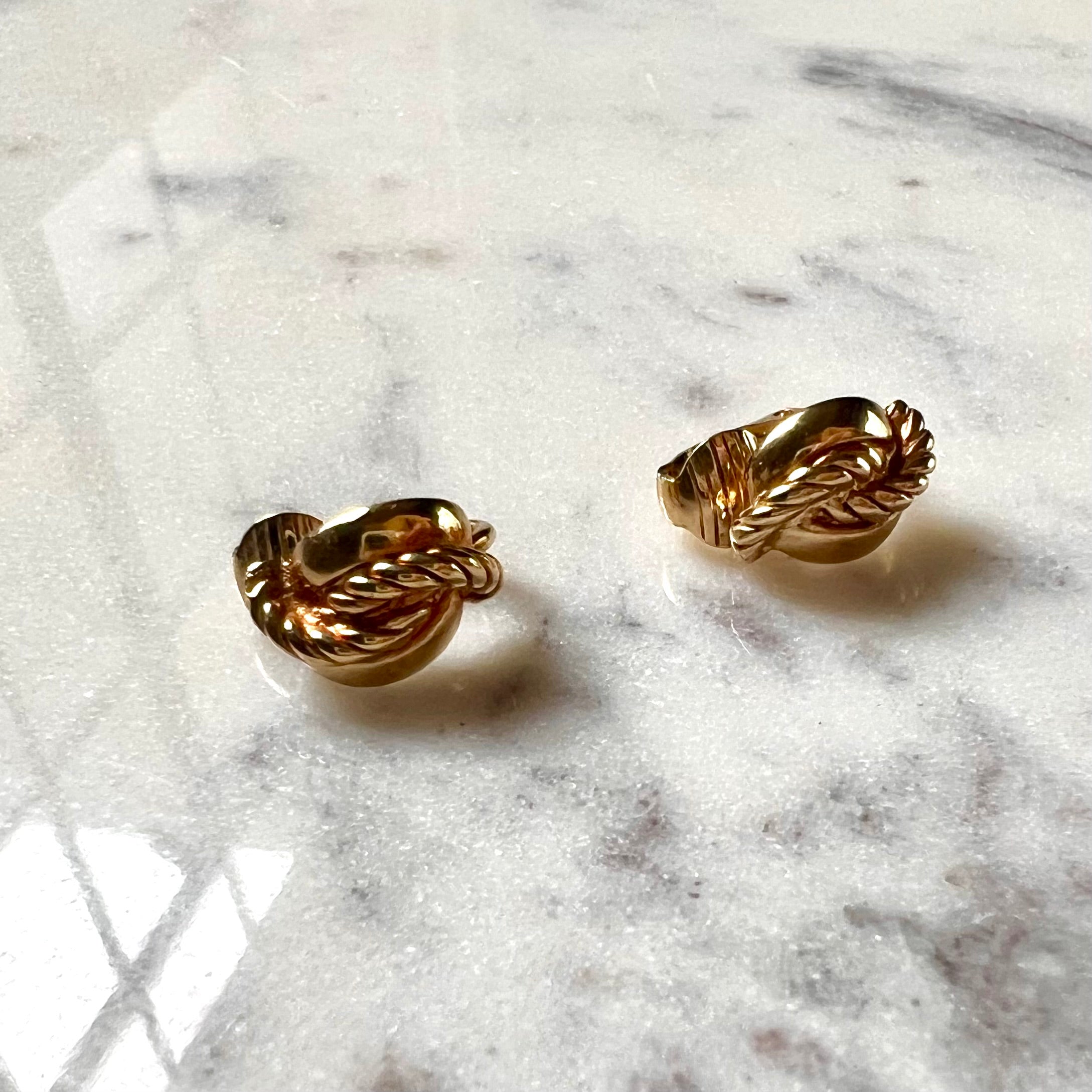 Dior authentic vintage gold earrings