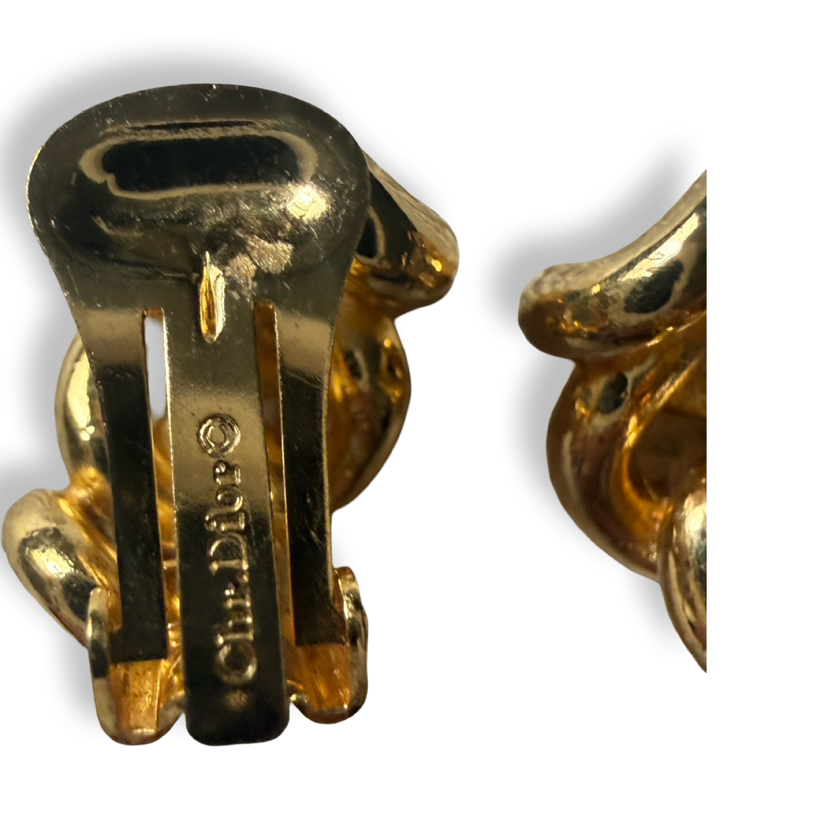 Dior Vintage Chain Link Earrings