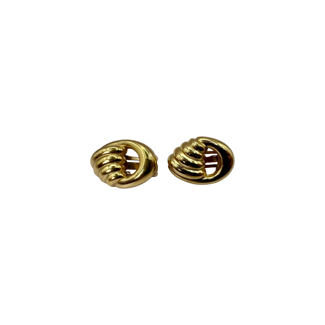 Dior Vintage Gold Earrings