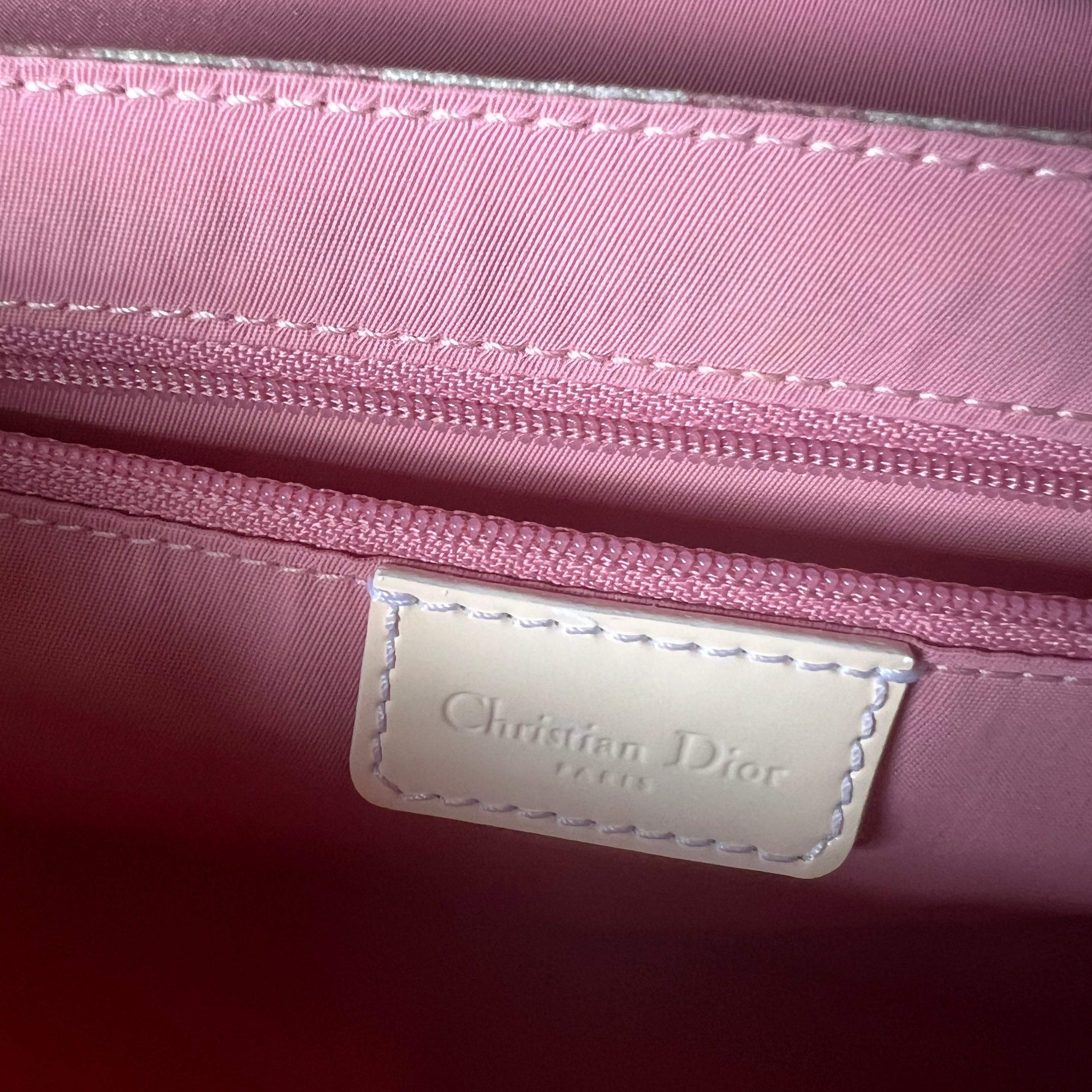 Dior Girly Pink White Trotter Crossbody
