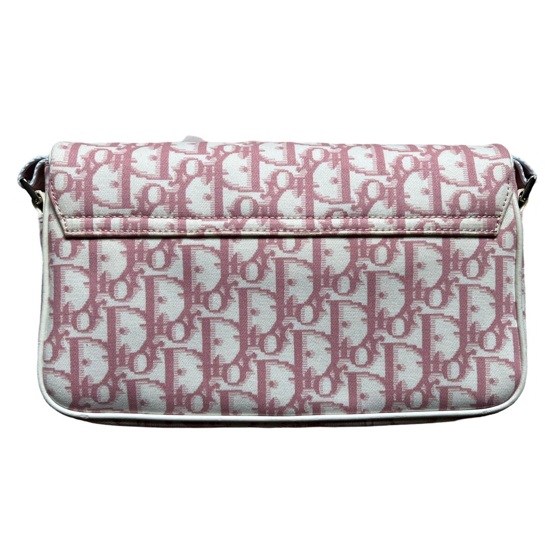 Christian Dior Girly Pink and White Crossbody bag 2000s