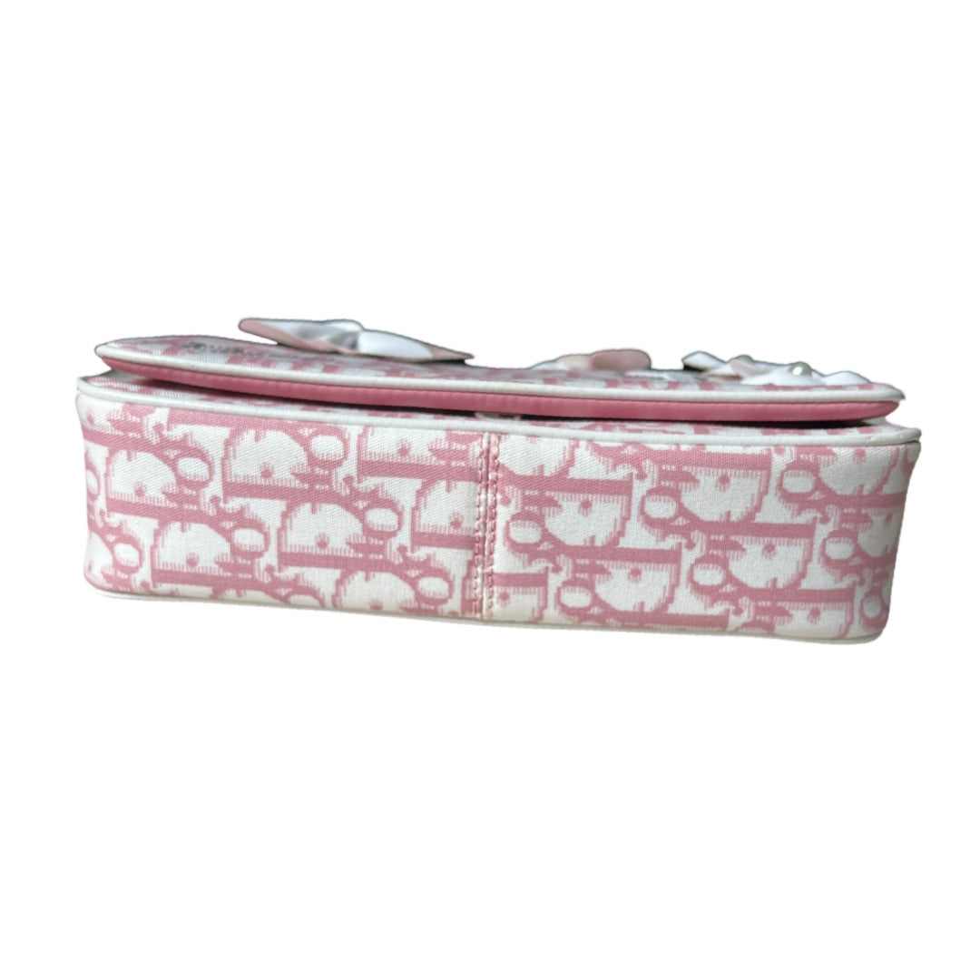 Christian Dior Girly Flap Bag Pink Cross Body