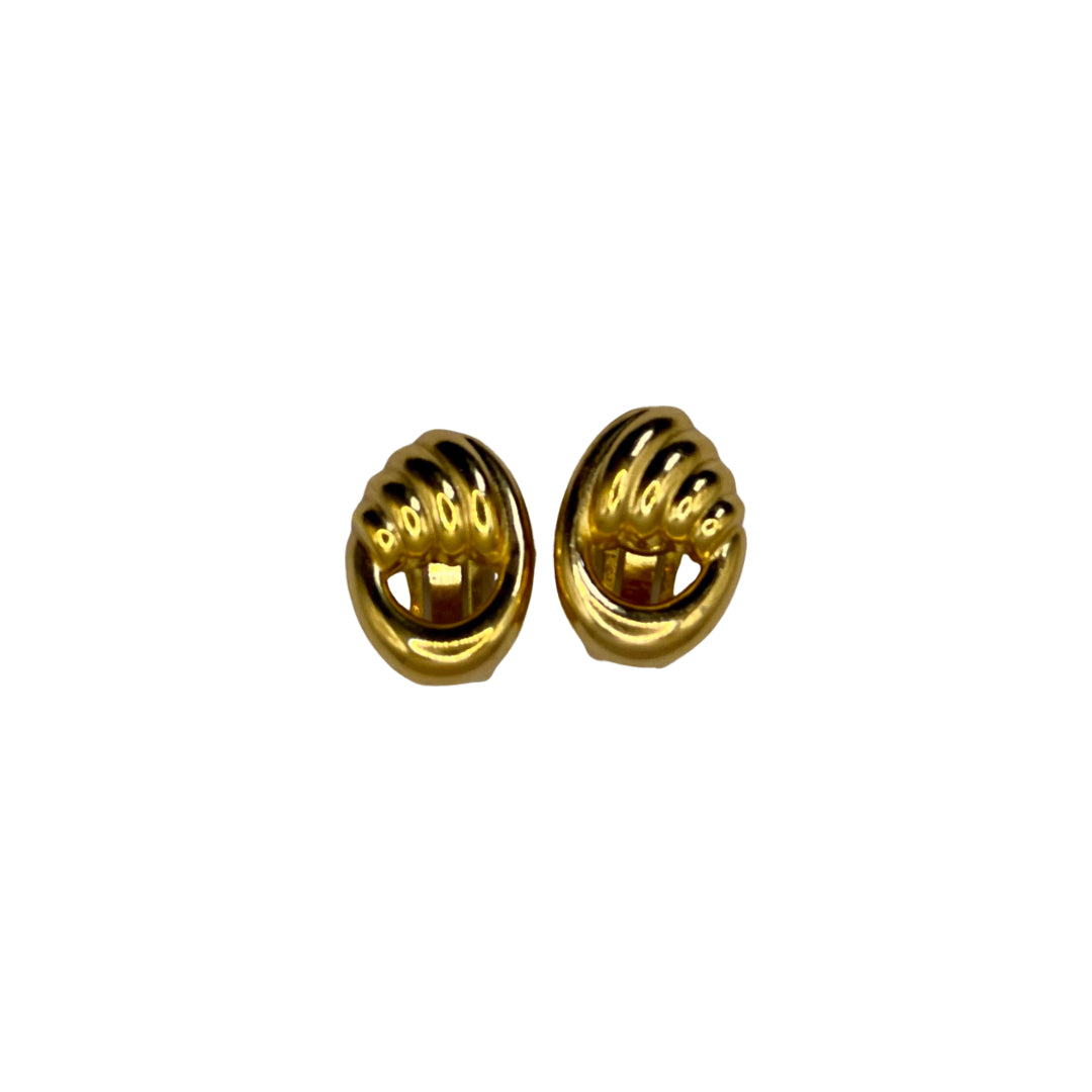 Dior Vintage Gold Earrings
