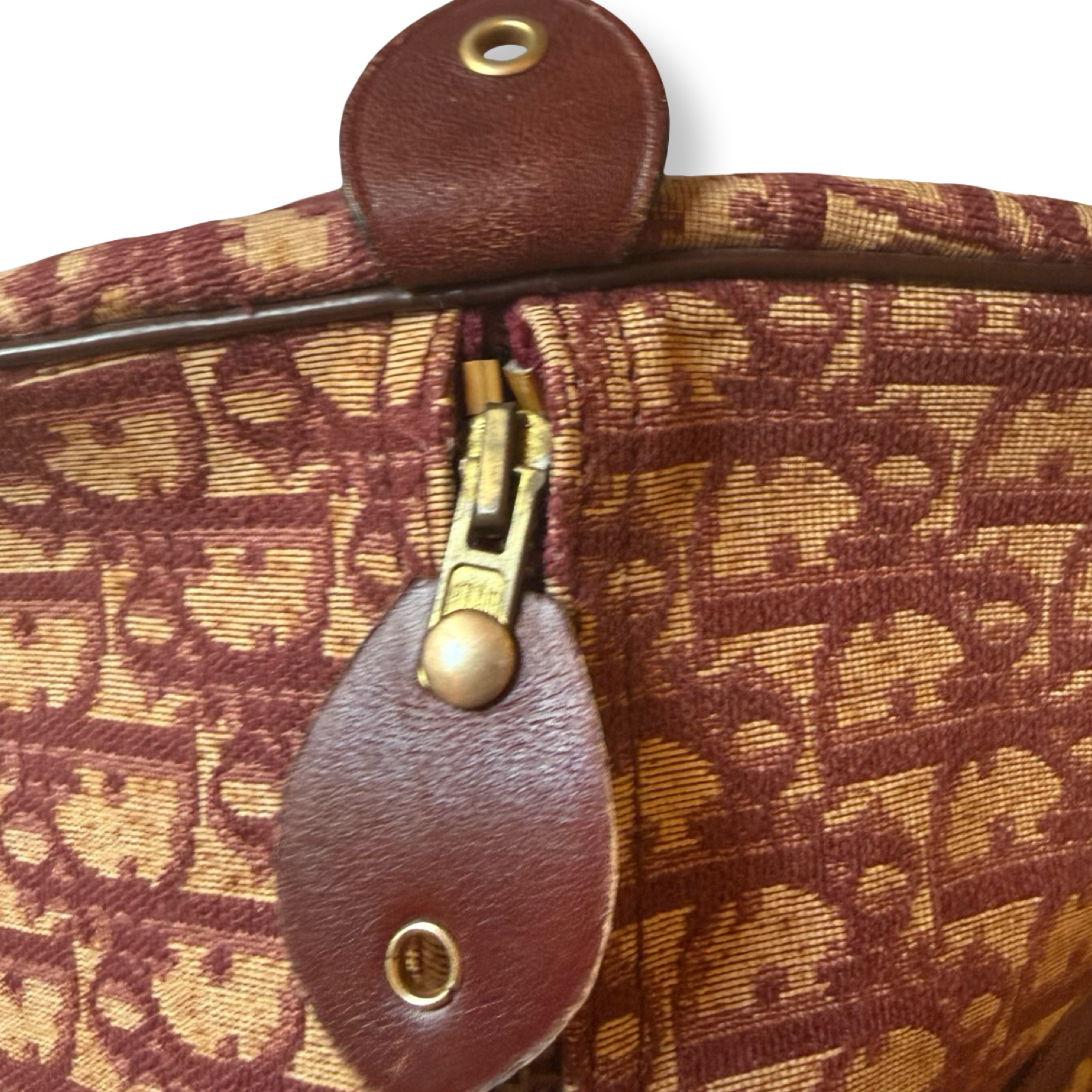 Dior Vintage Trotter Boston Bag