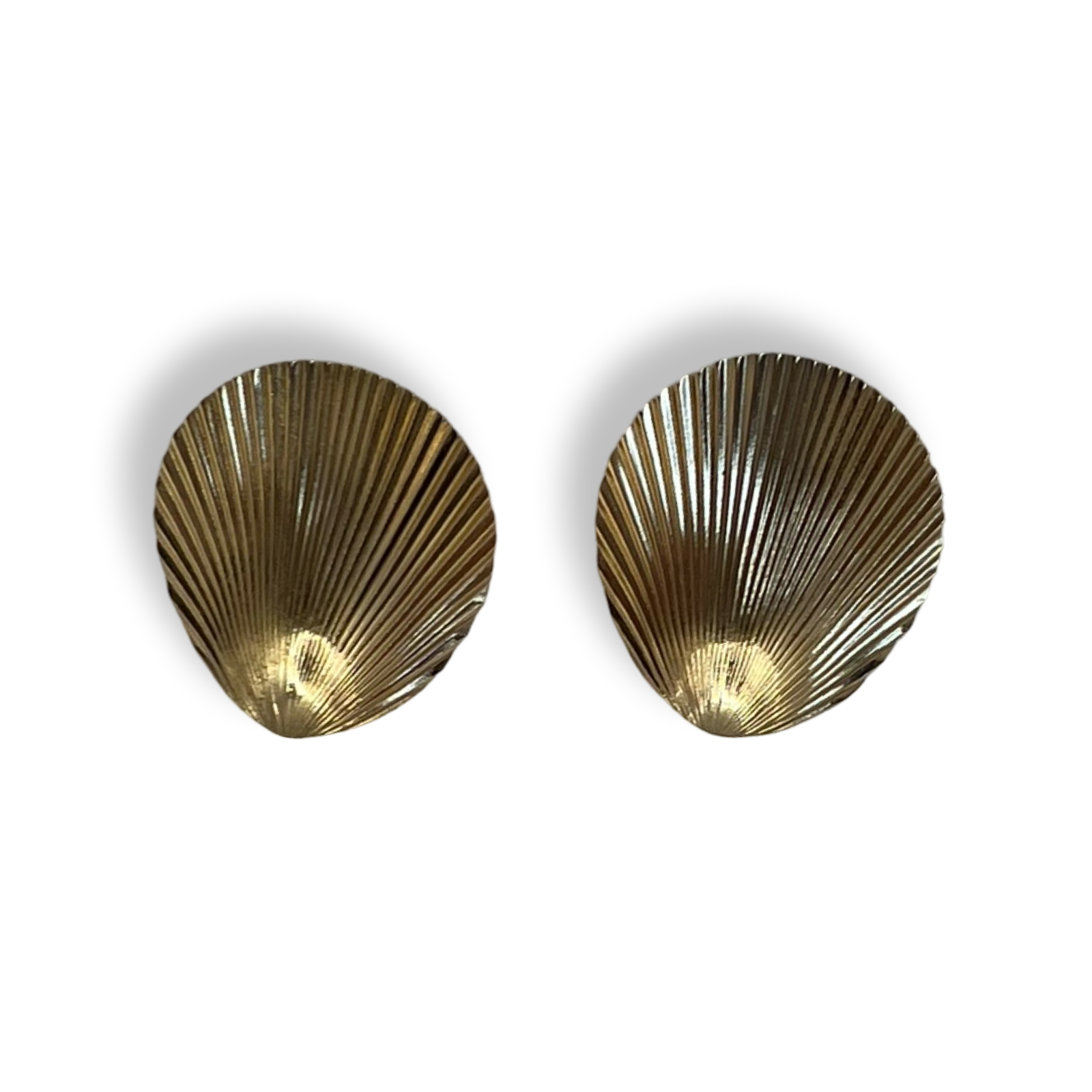 Christian Dior Vintage Authentic 1970s Seashell Earrings