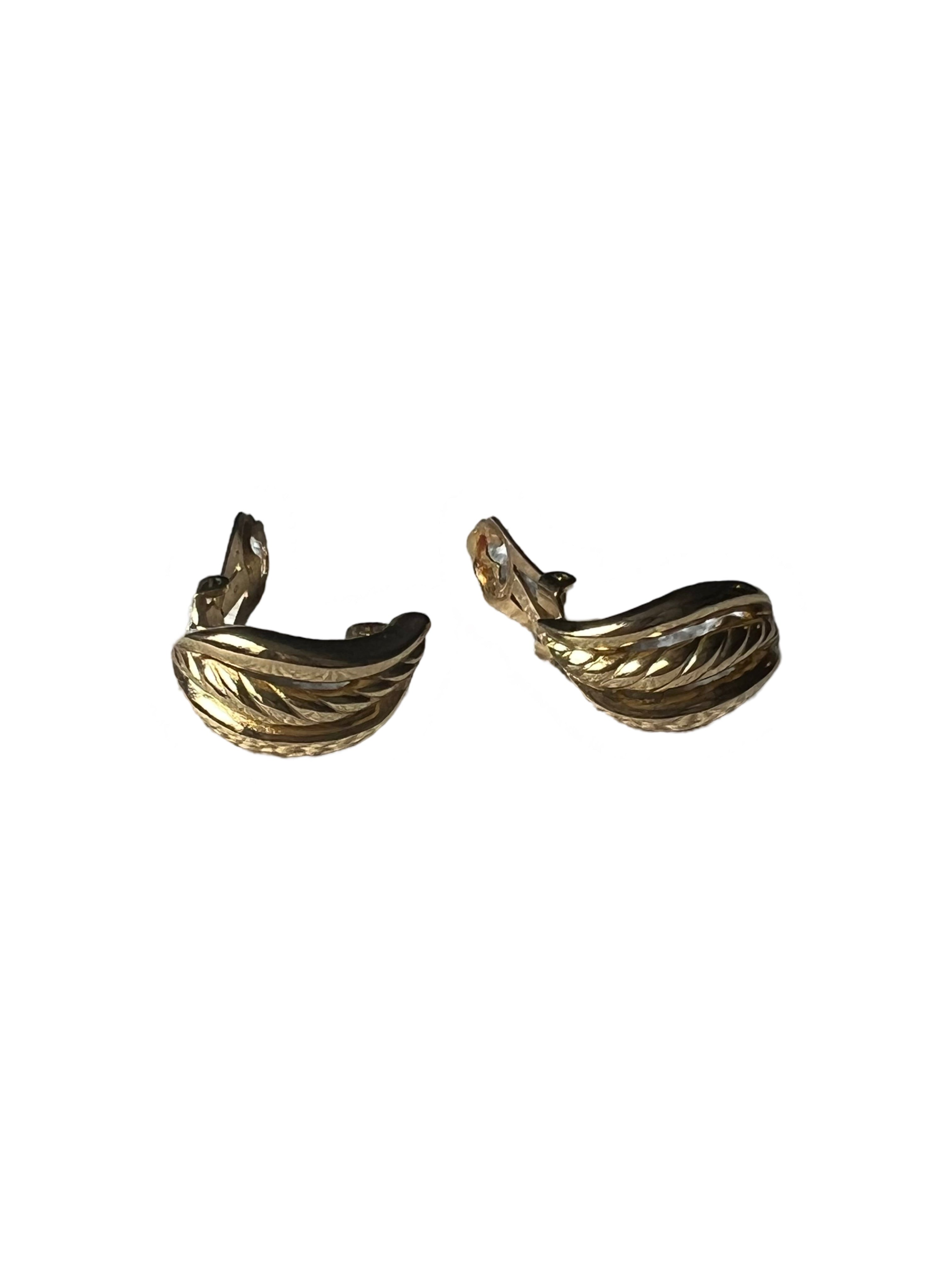 Dior Vintage Twist Earrings