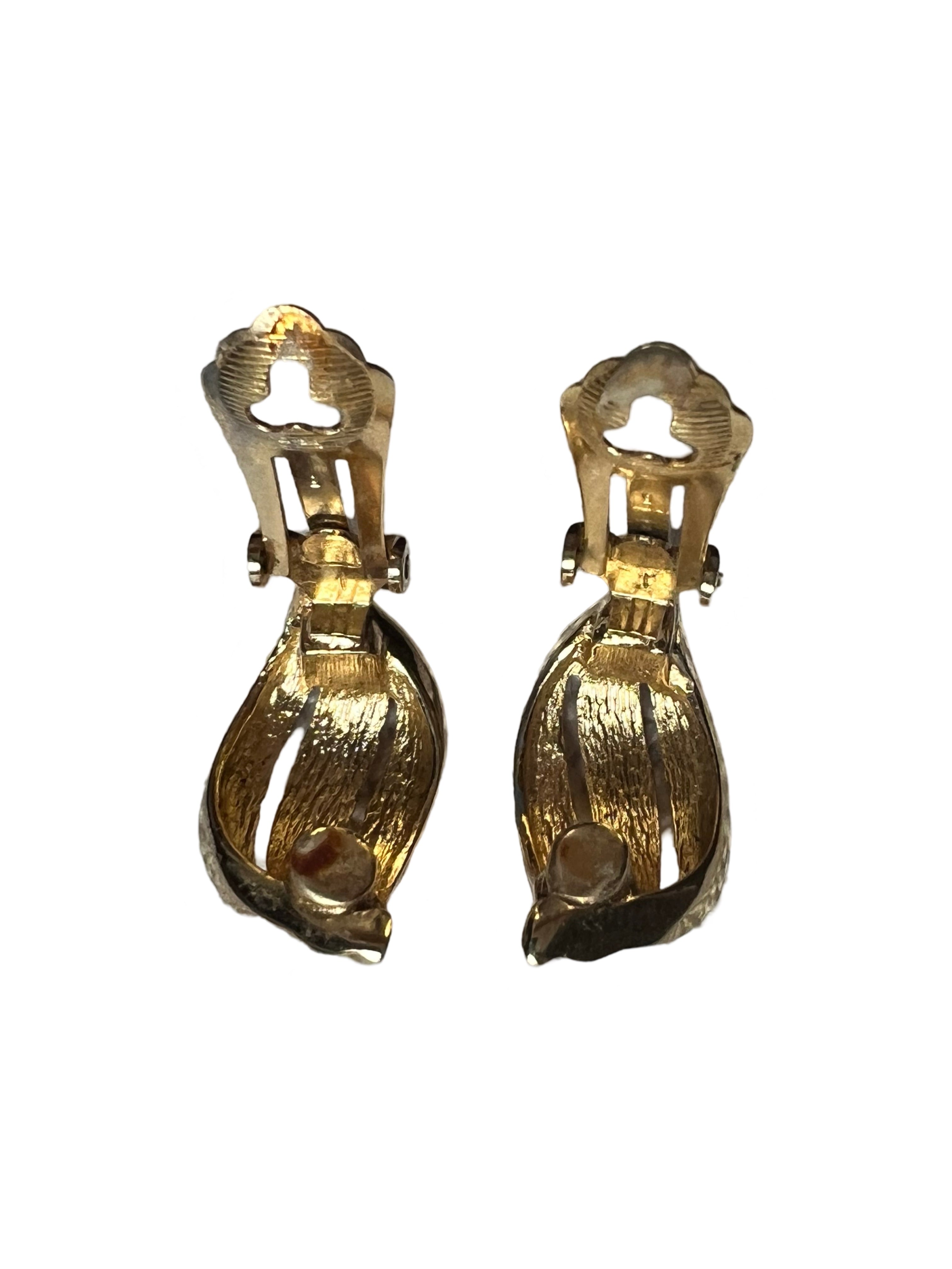 Dior Vintage Twist Earrings