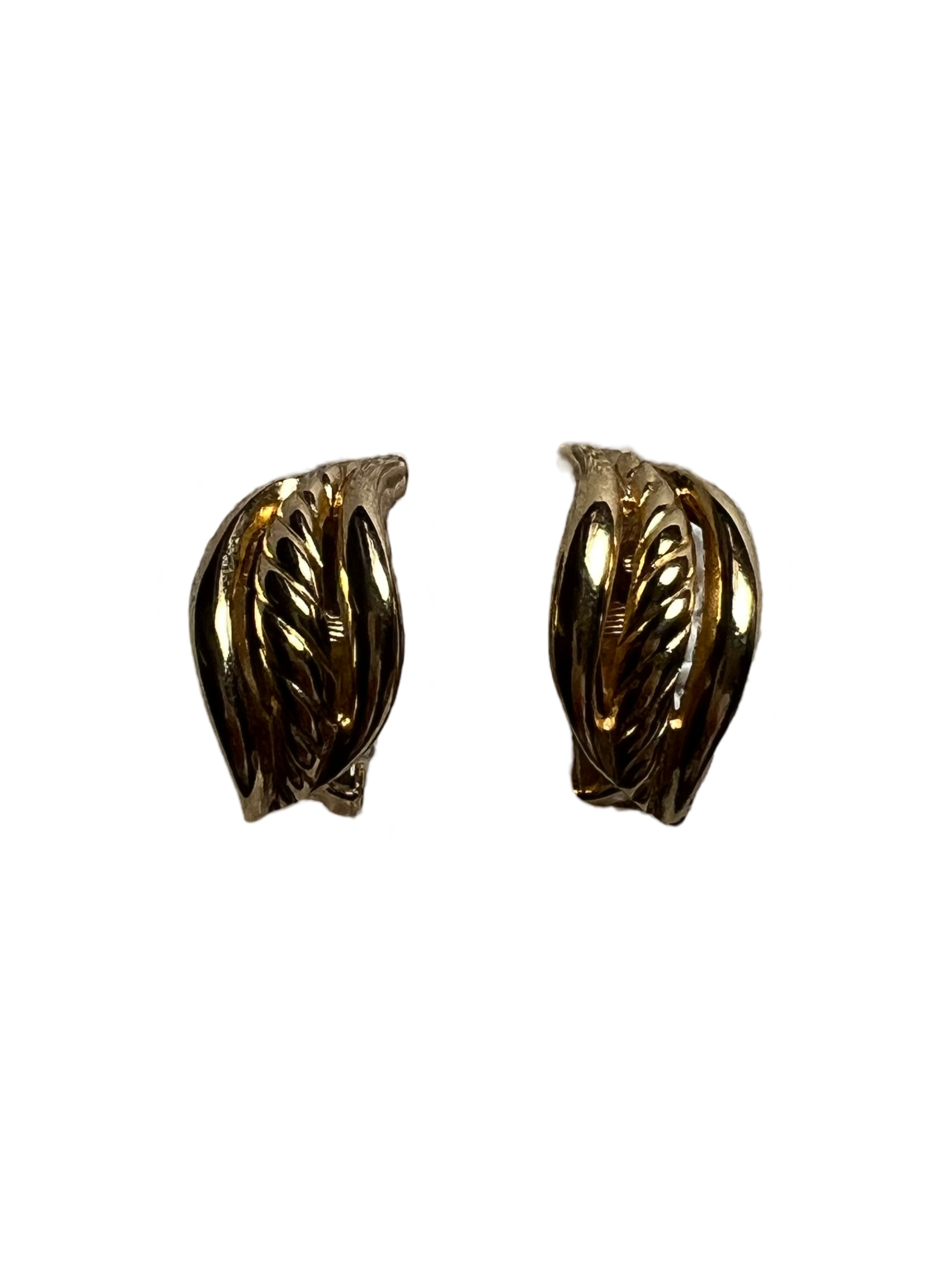 Dior Vintage Twist Earrings