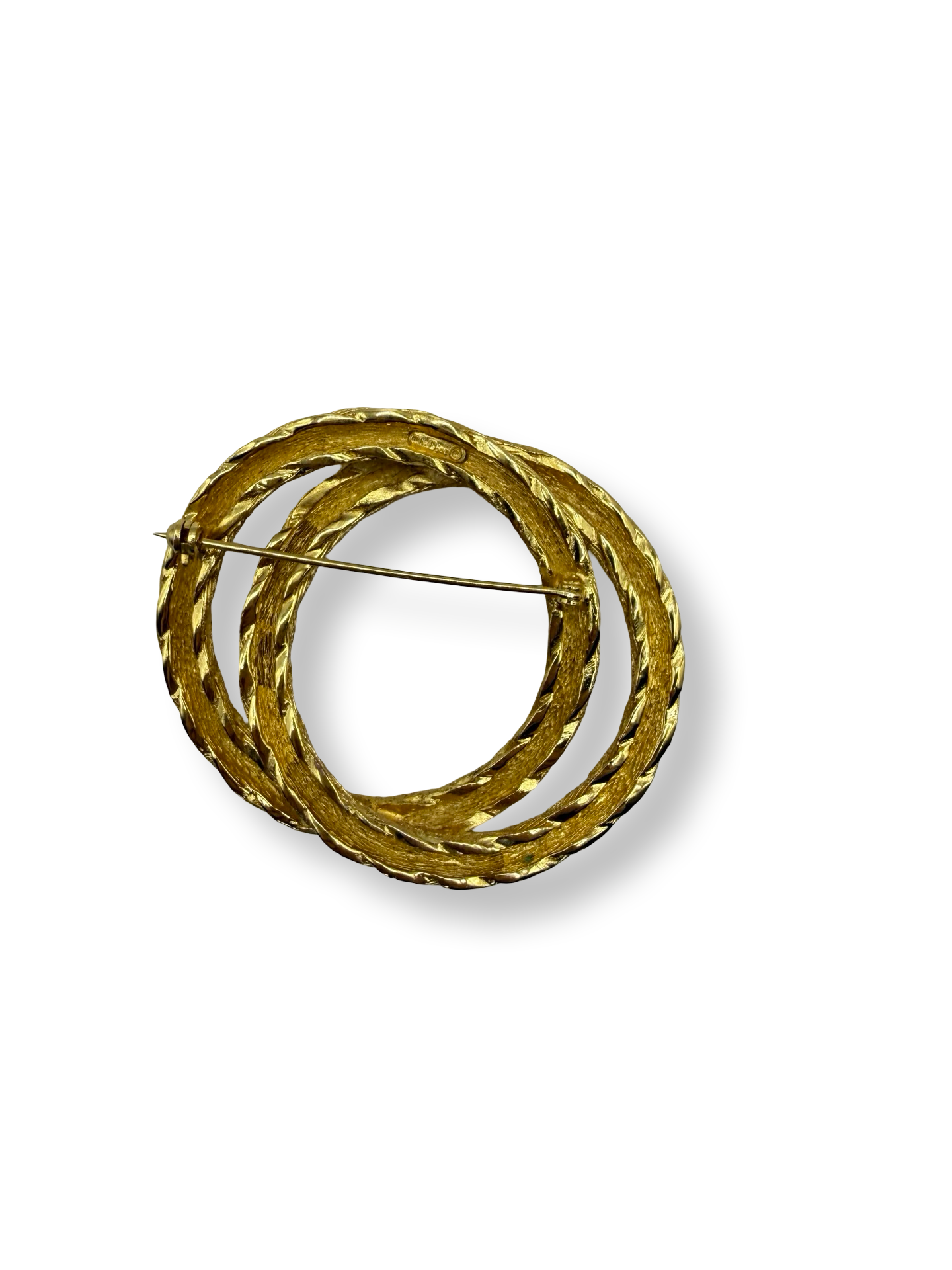 Dior Vintage Twisted Rope Brooch