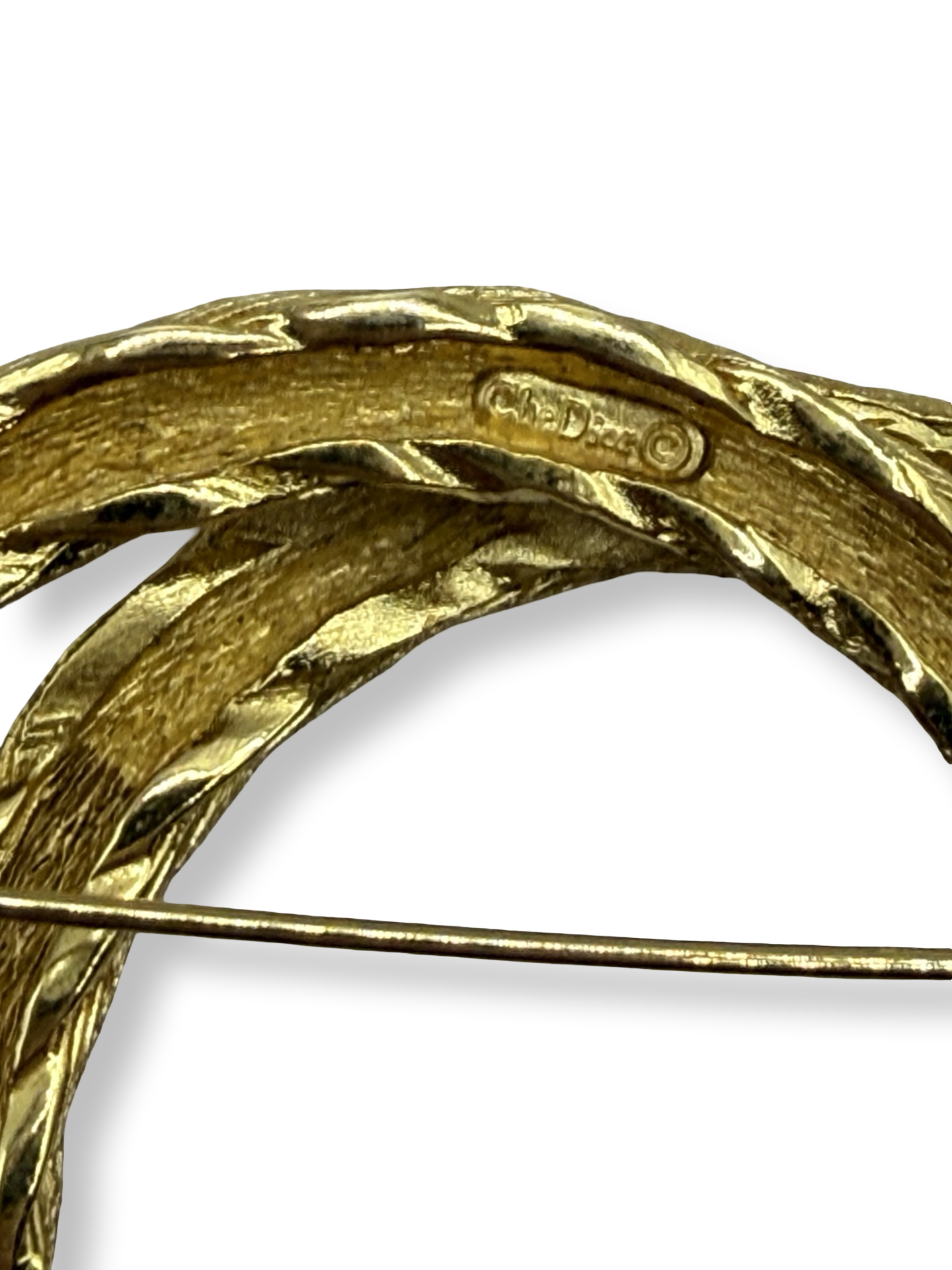Dior Vintage Twisted Rope Brooch
