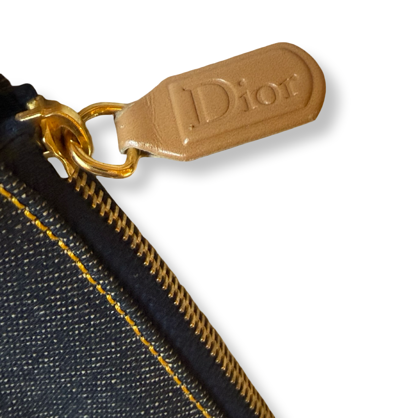Dior Vintage Dark Rinse Denim Saddle