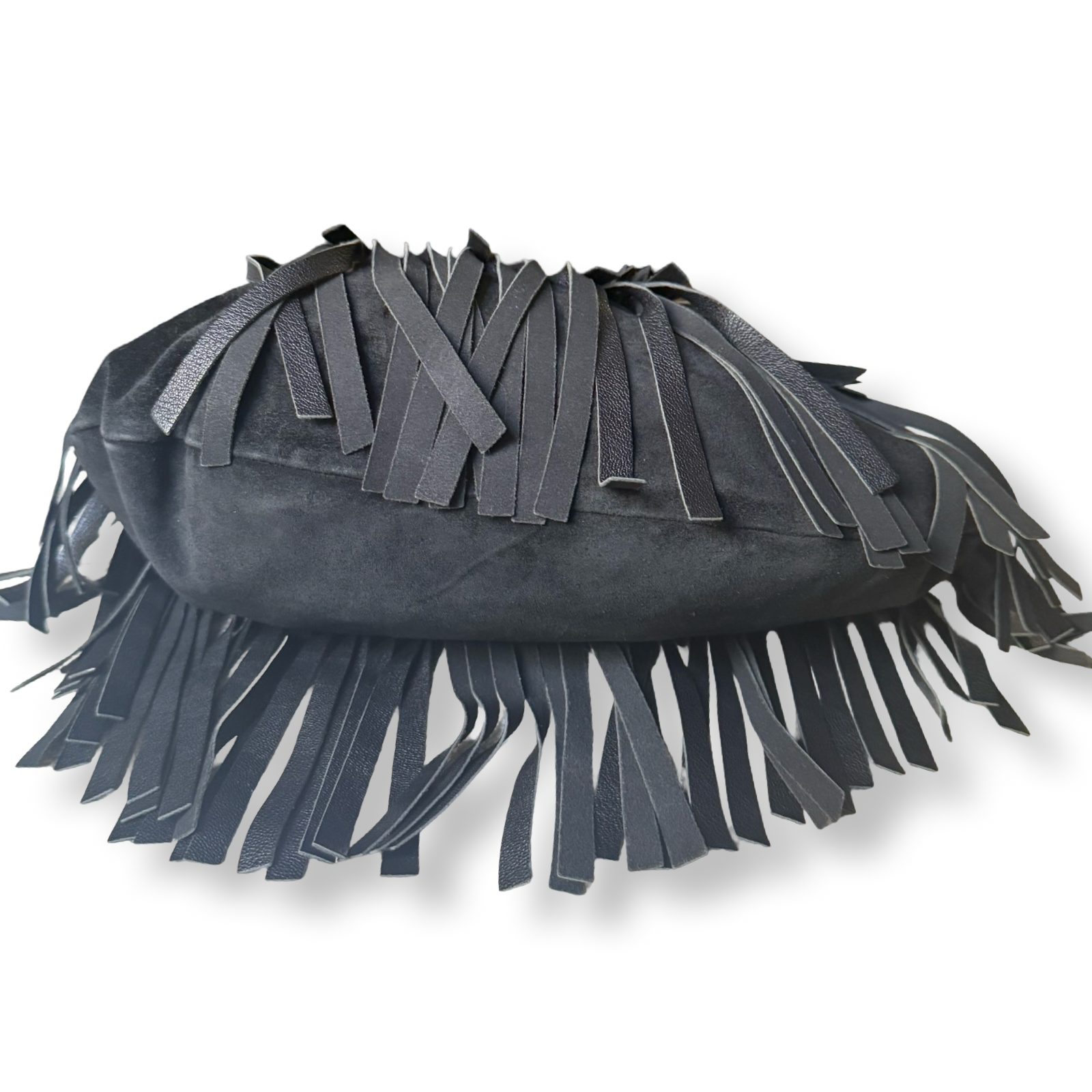 Yves Saint Laurent La Boheme Suede Fringe Shoulder