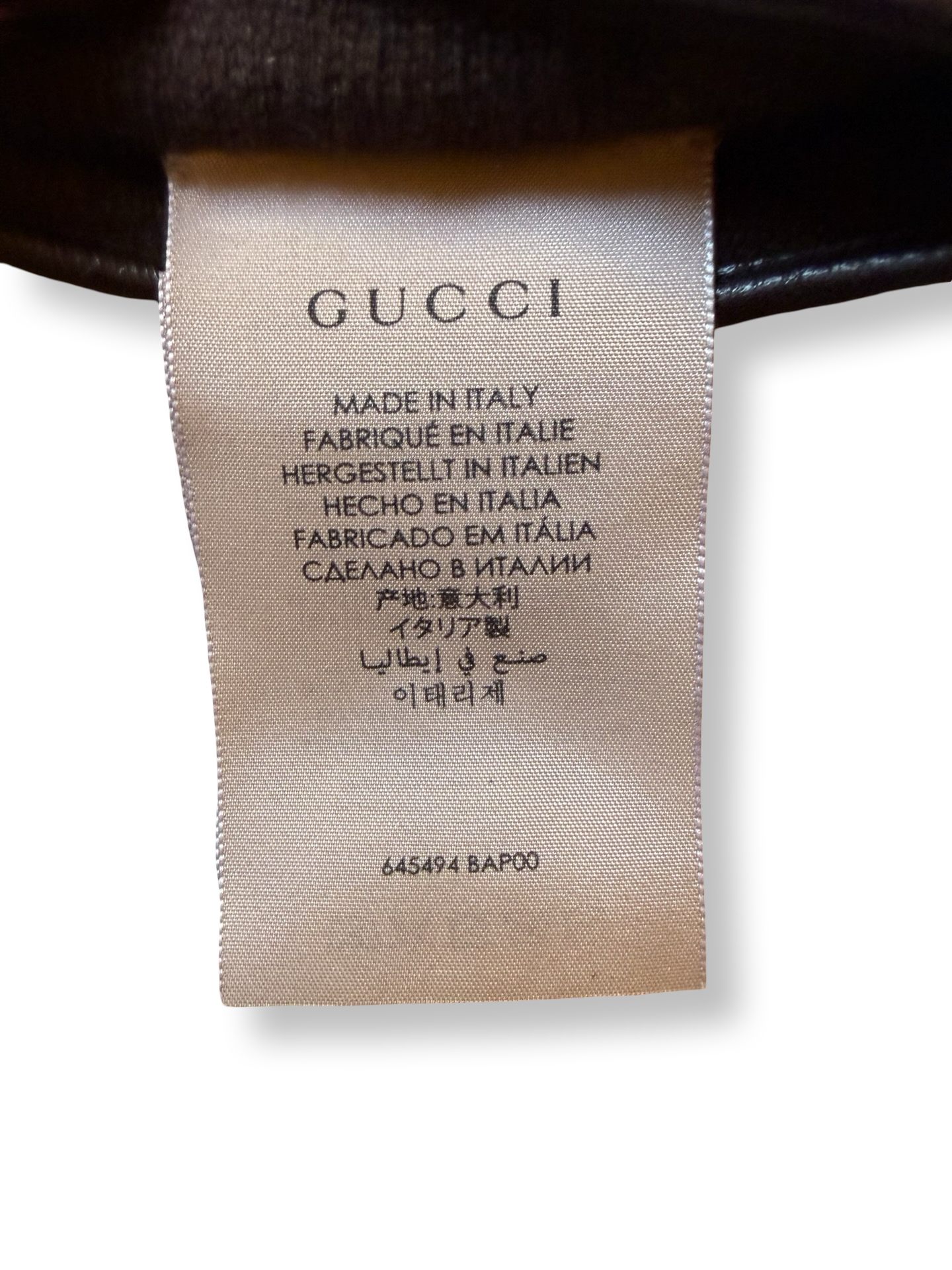 Gucci Horsebit Leather Gloves