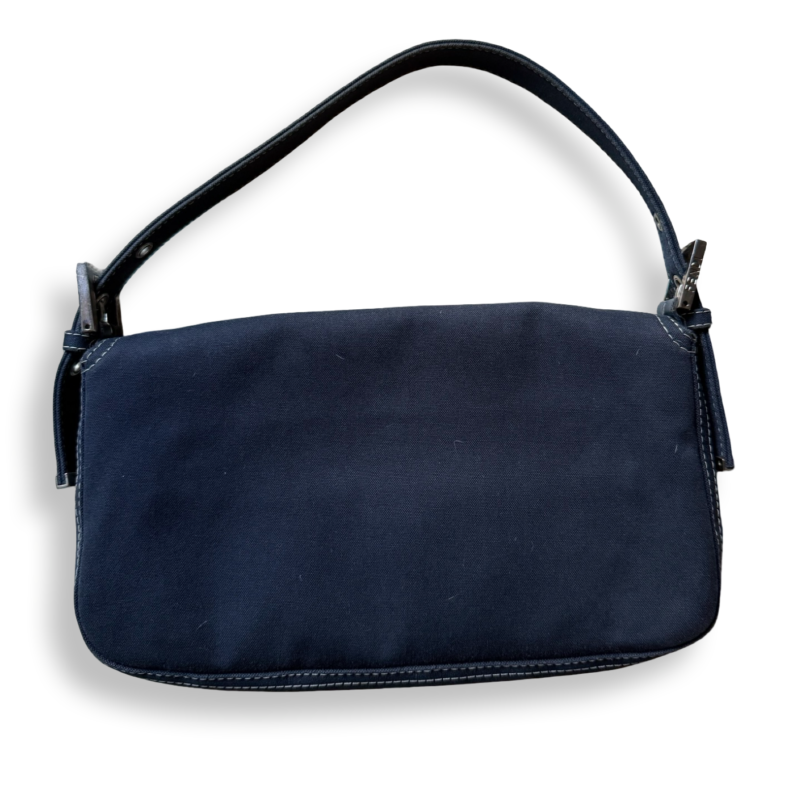 Fendi Baguette Denim Canvas