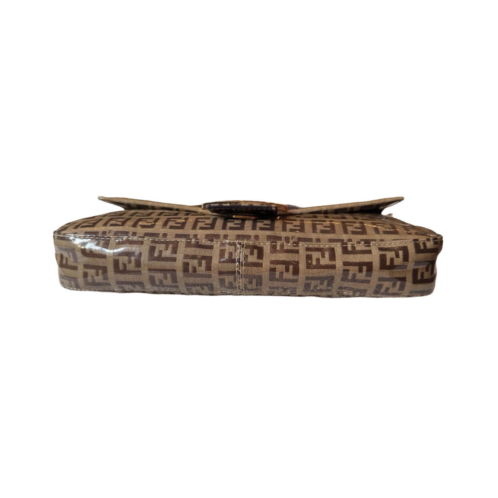 Fendi_Baguette_Patent_Leather_Zucchino authentic vintage