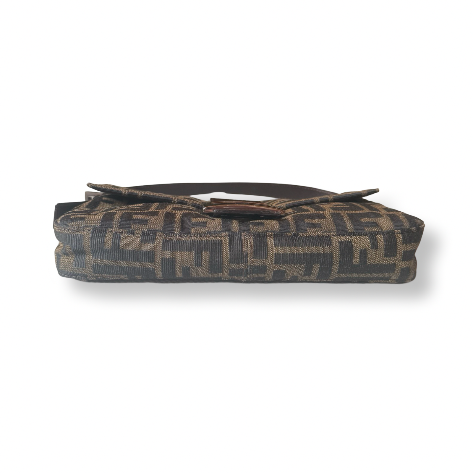 Fendi Authentic Vintage Baguette brown Classic pattern shoulder bag