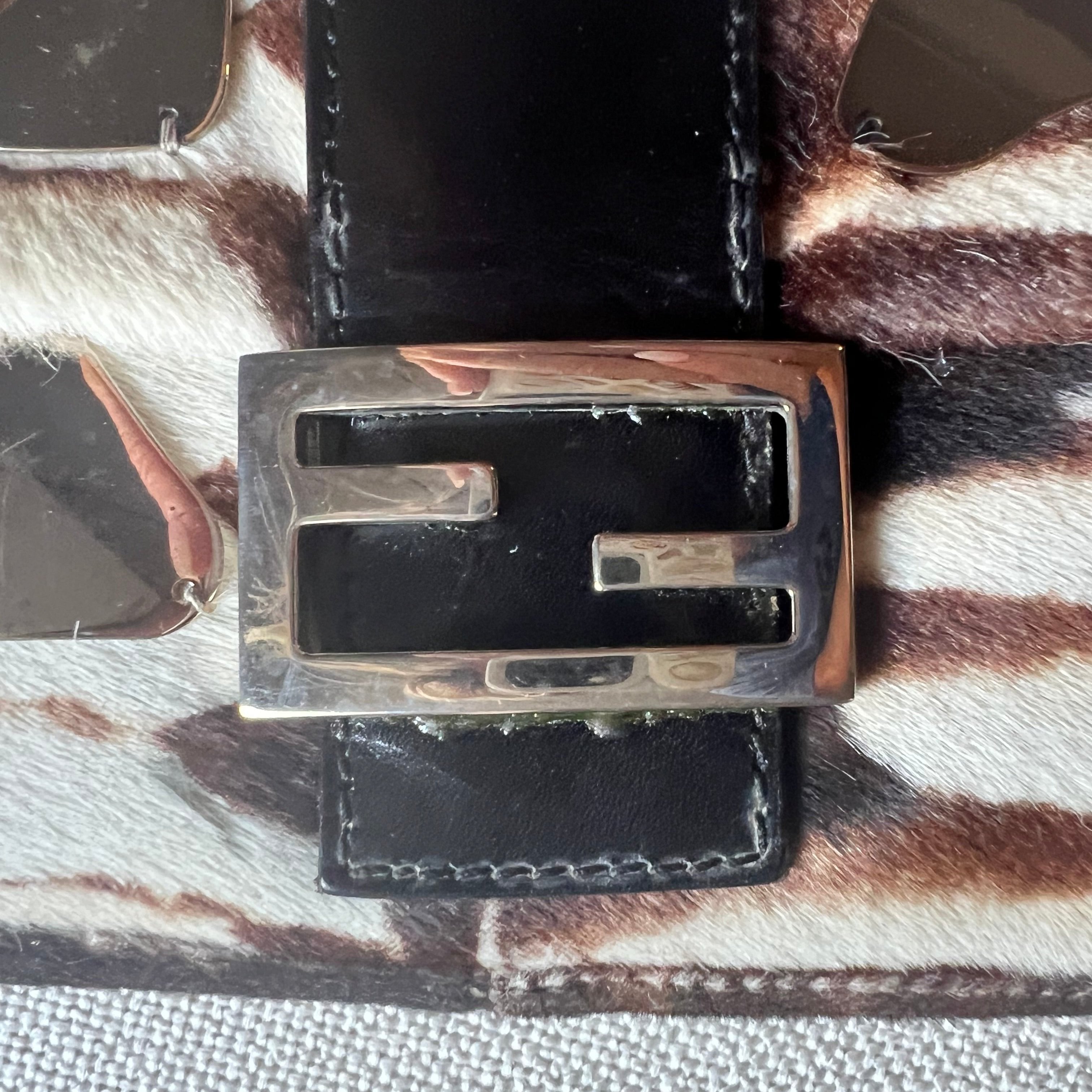 Vintage 90s Fendi Baguette Calfhair bag