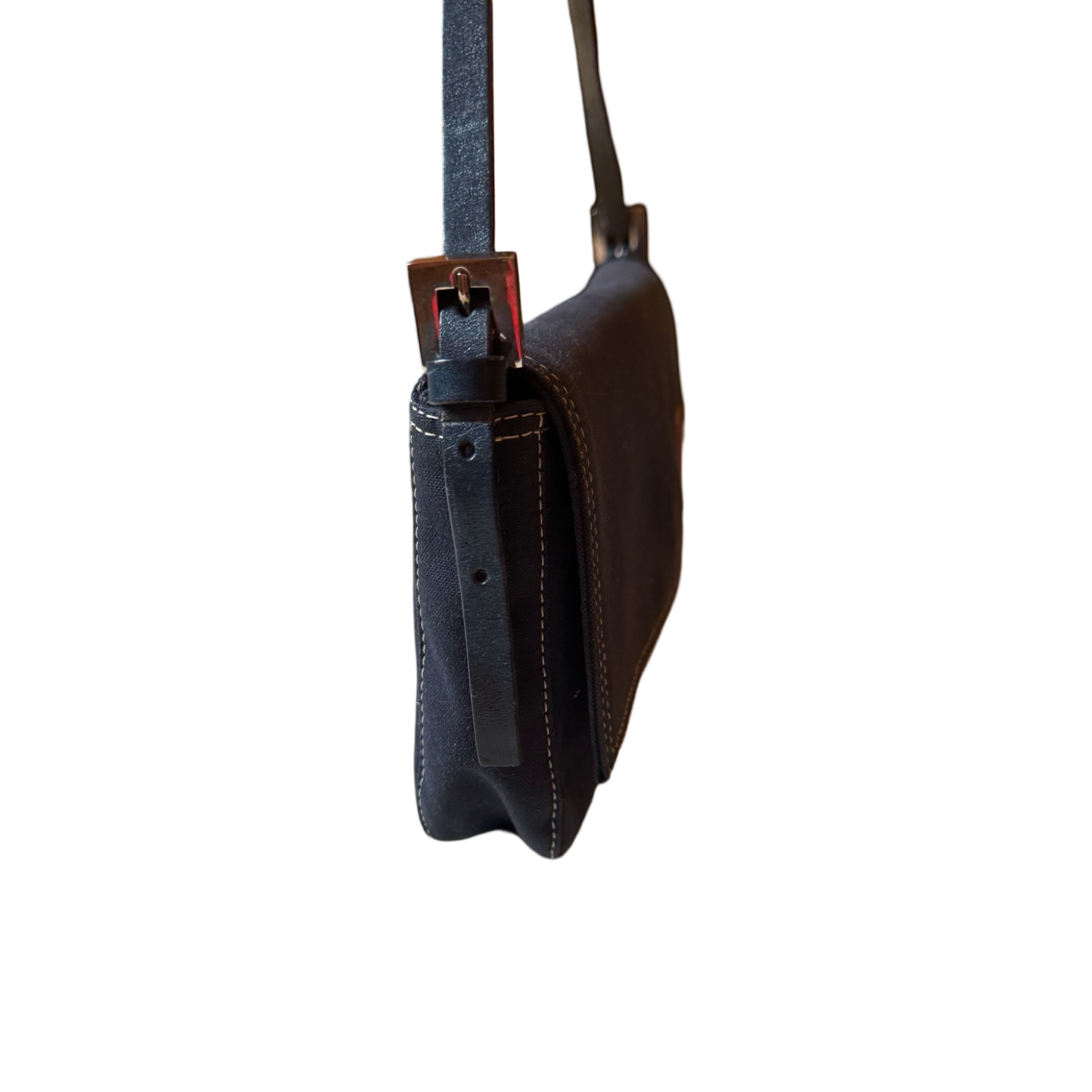 Fendi Vintage 00s dark rinse canvas with colored swirls